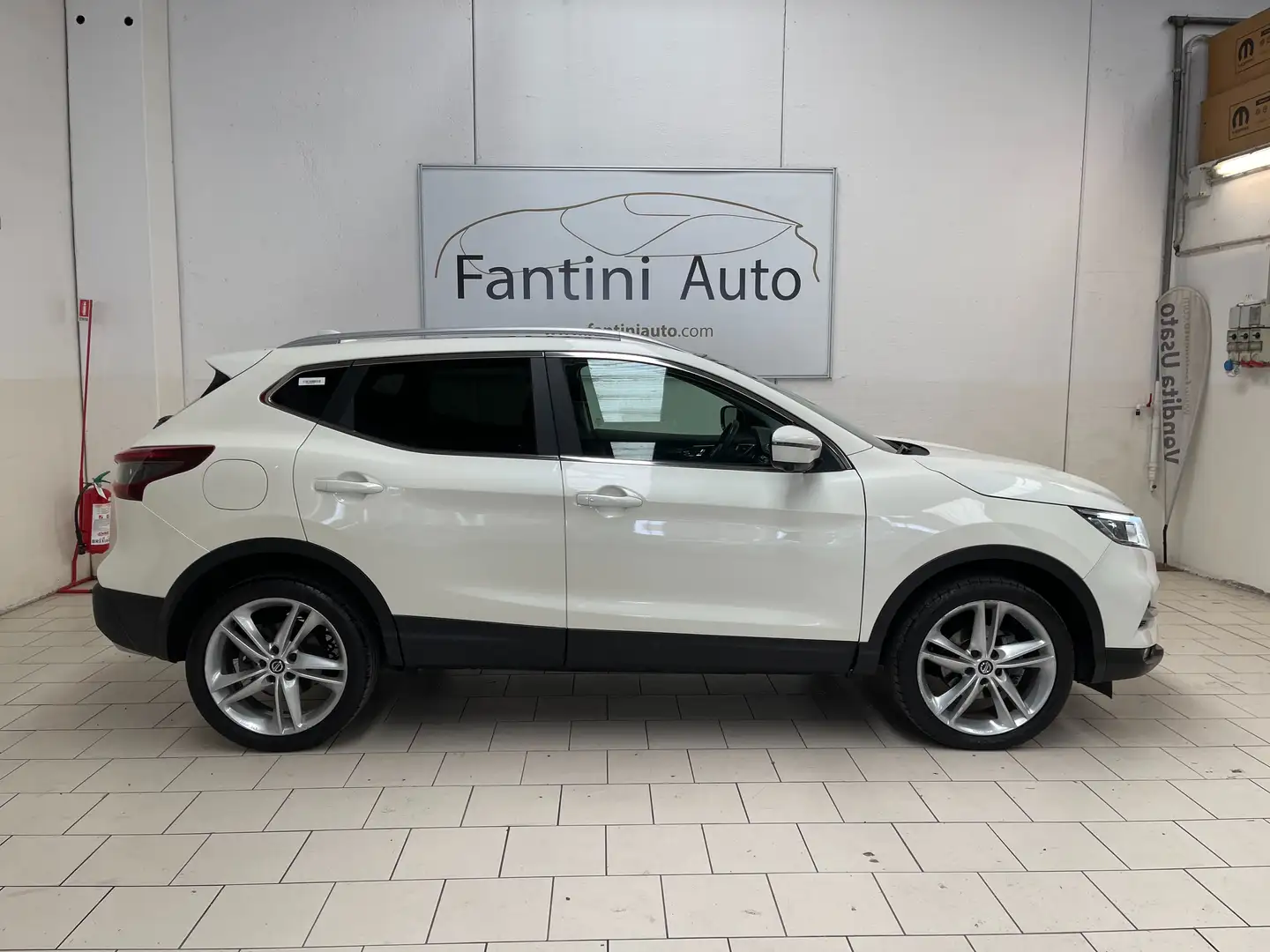 Nissan Qashqai Tekna 1.5 dci 115cv c.auto-Ok Neopaten-LEGGI SOTTO Weiß - 2