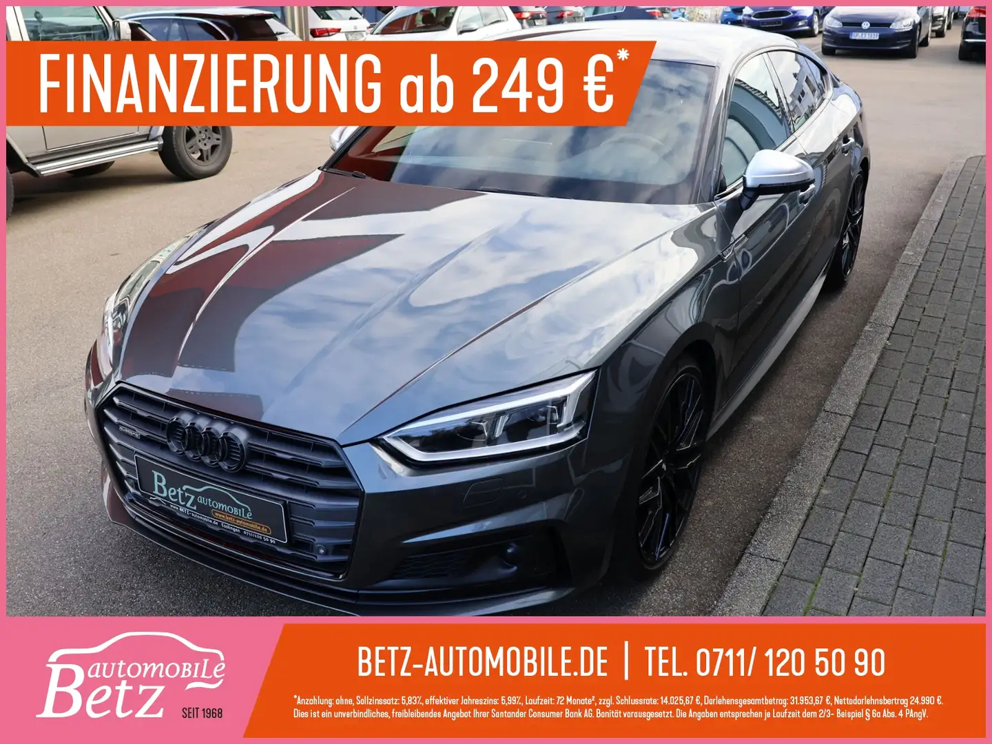 Audi A5 Sportback quattro sport NAVI Virtual LED Gris - 1