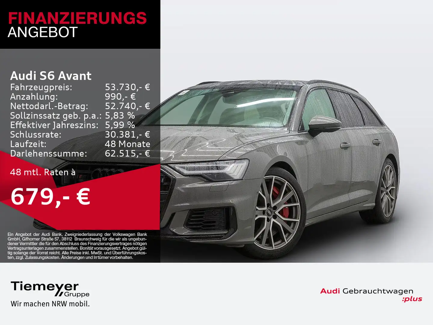 Audi S6 TDI Q MATRIX KAMERA VIRTUAL PANO LM20 Grey - 1
