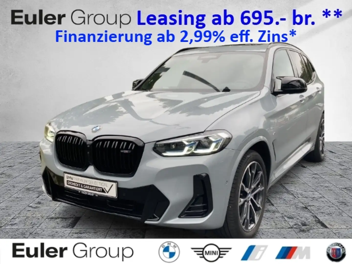 BMW X3 d xD M-Sport 20'' Pano AHK HUD Laser Kamera UPE 95 Grau - 1