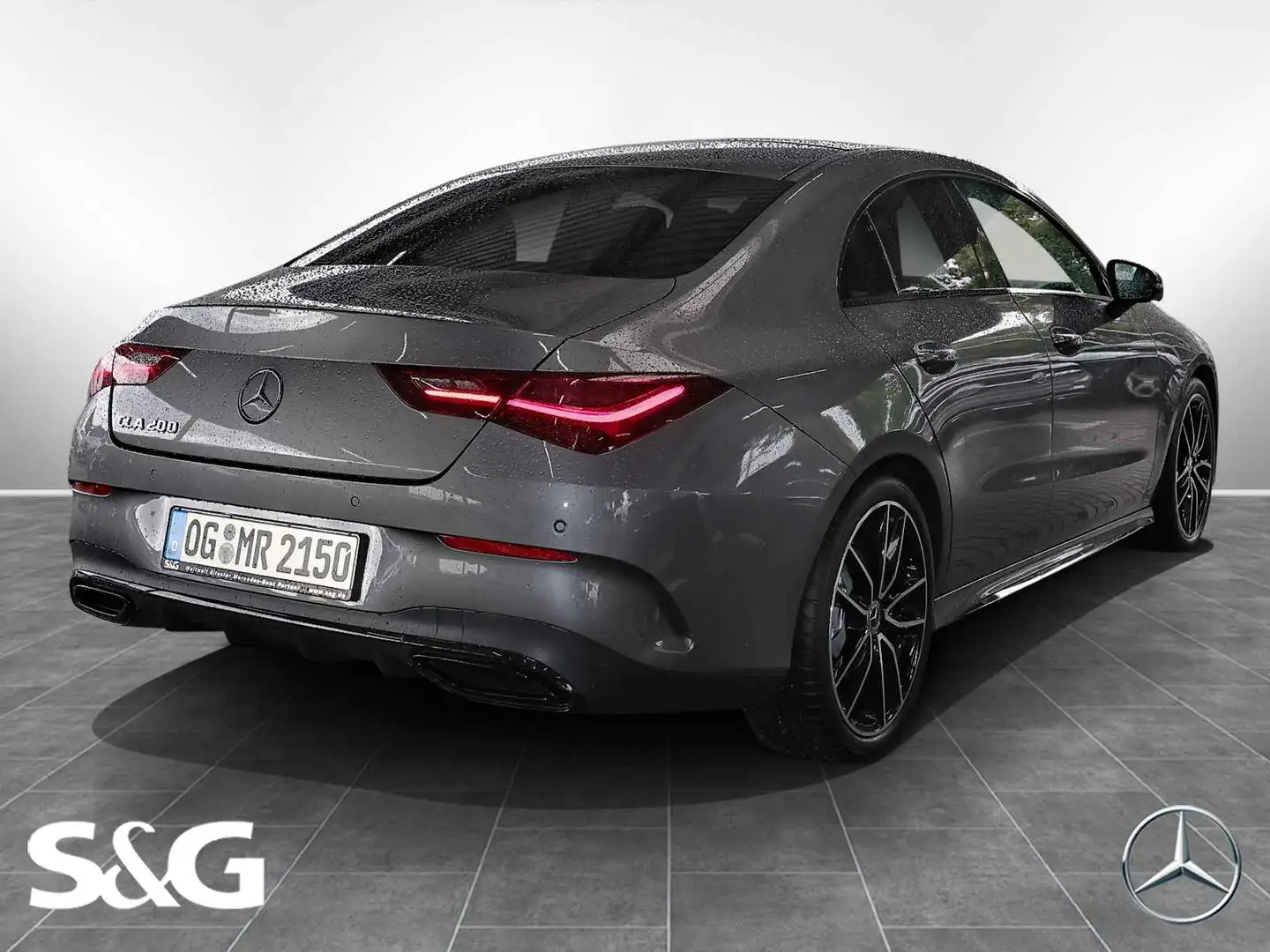 Mercedes-Benz CLA 200 Coupé AMG MBUX+360°+M-LED+Pano+Distronic Grau - 2