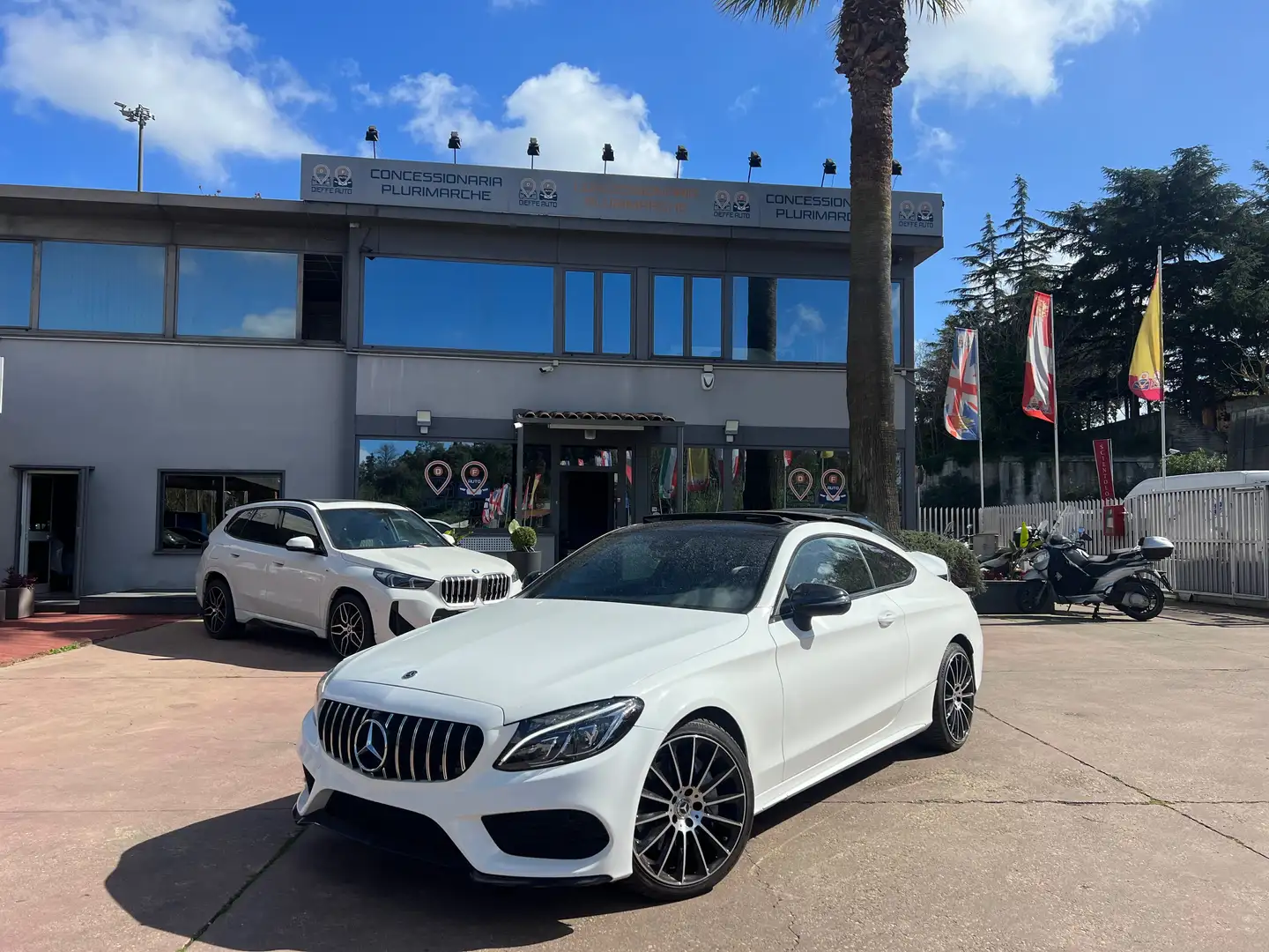 Mercedes-Benz C 250 C COUPE SPORT 250 AMG PRONTA CONSEGNA Biały - 2