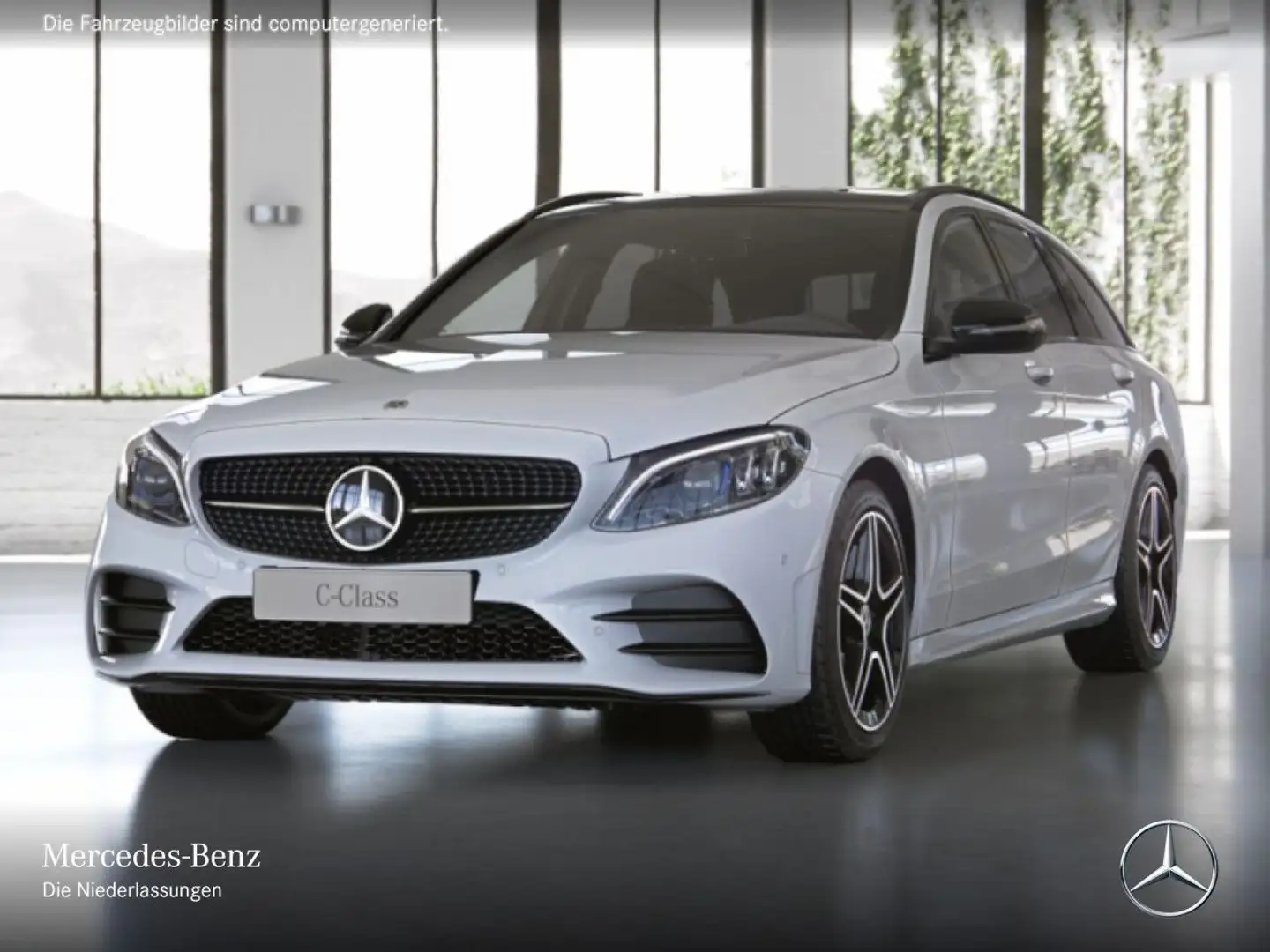 Mercedes-Benz C 300 de T AMG+NIGHT+PANO+MULTIBEAM+FAHRASS+KAMERA Weiß - 2