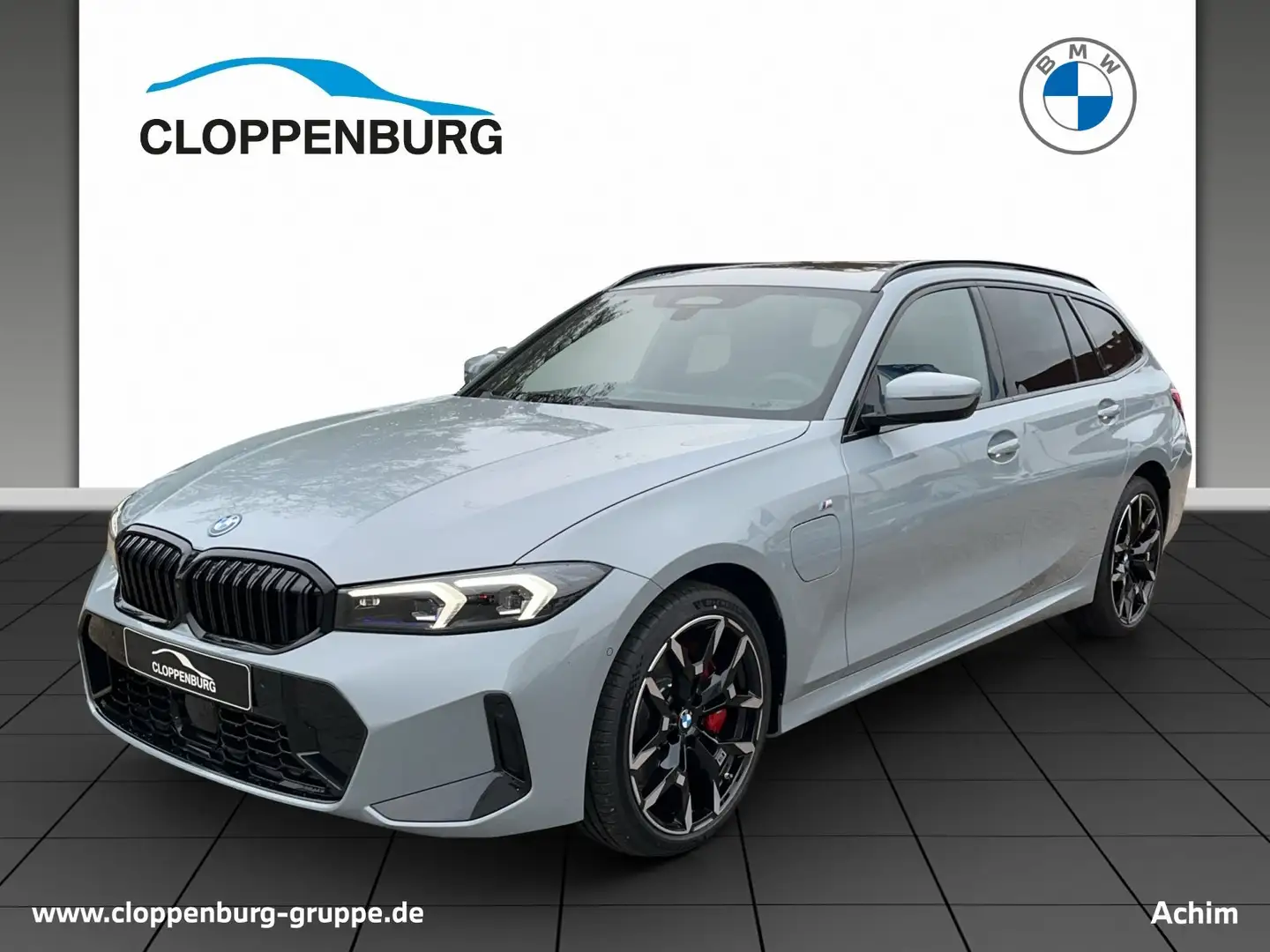 BMW 330 e Touring M-Sport Pro 360 Kamera Pano AHK Komf.Zug Gris - 1