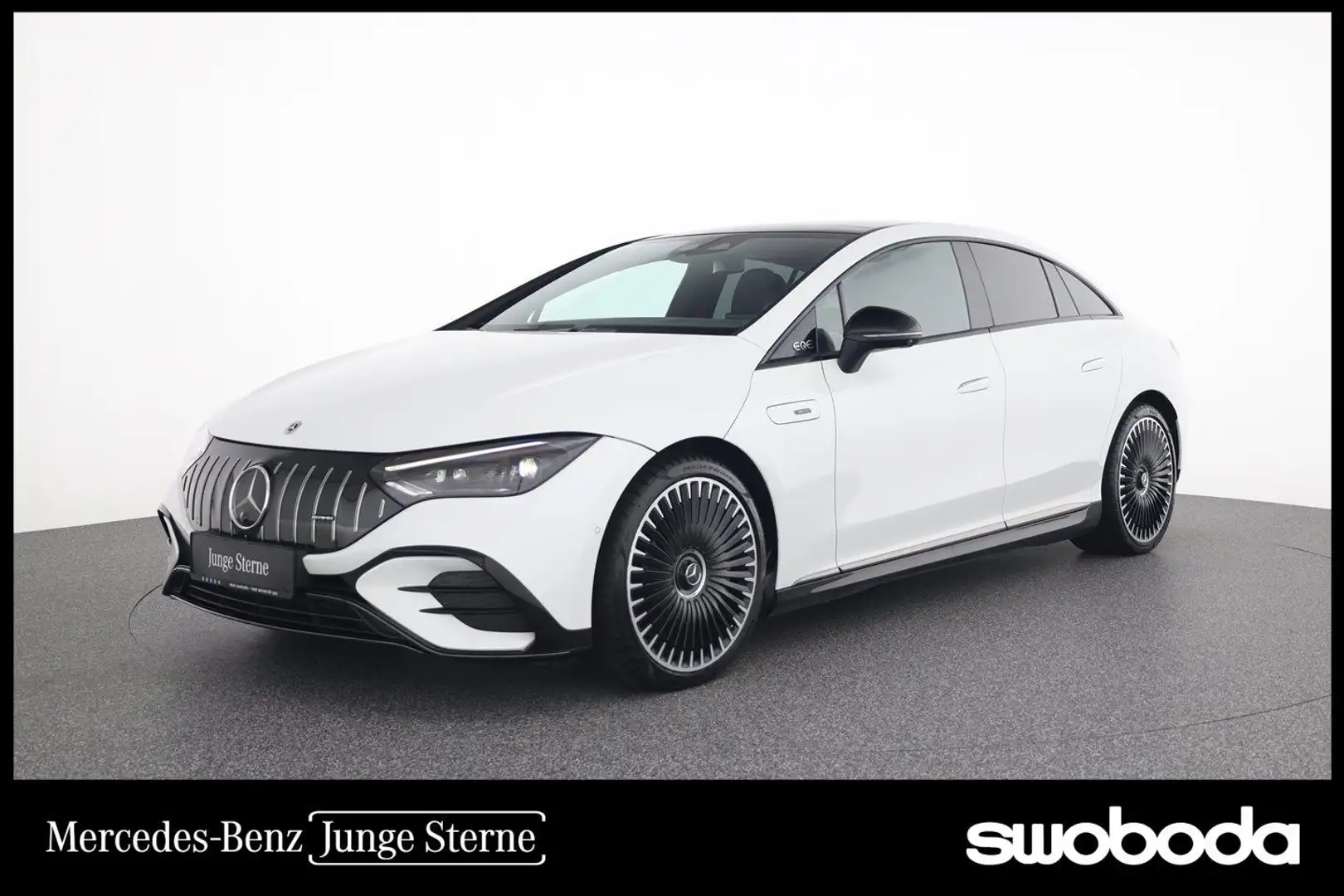 Mercedes-Benz EQE 43 AMG 4M Head Up Brumester Airmatic Digital L Blanc - 1