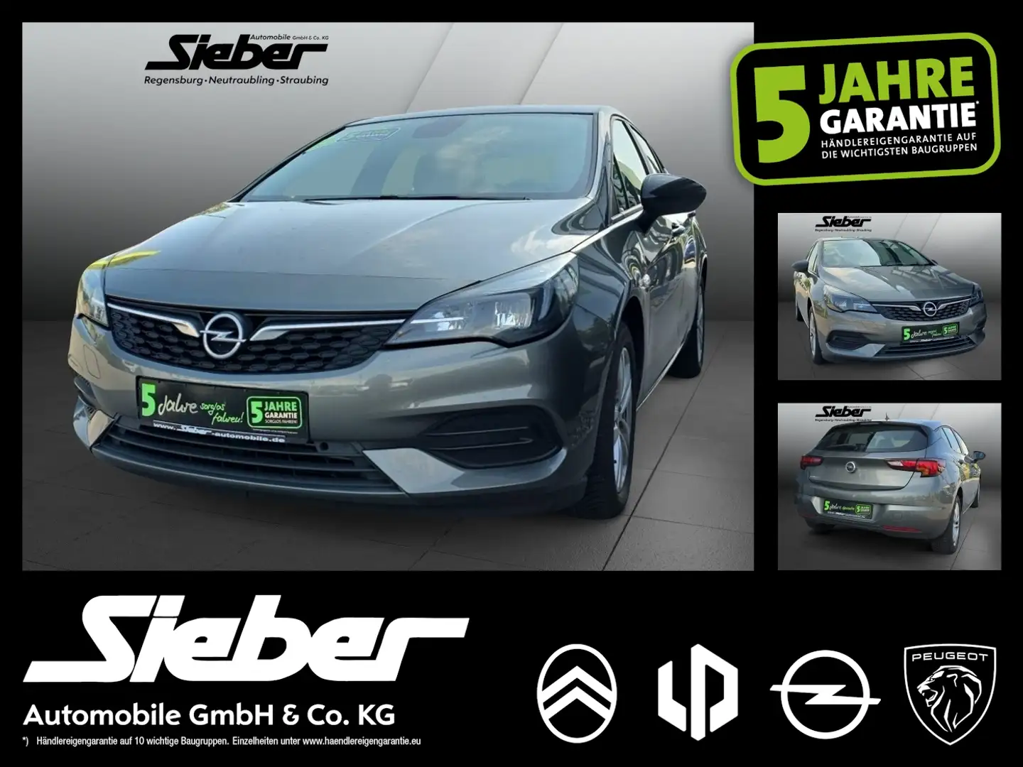 Opel Astra K 1.2 Turbo Edition *Sitzheizung*Klima* Grijs - 1