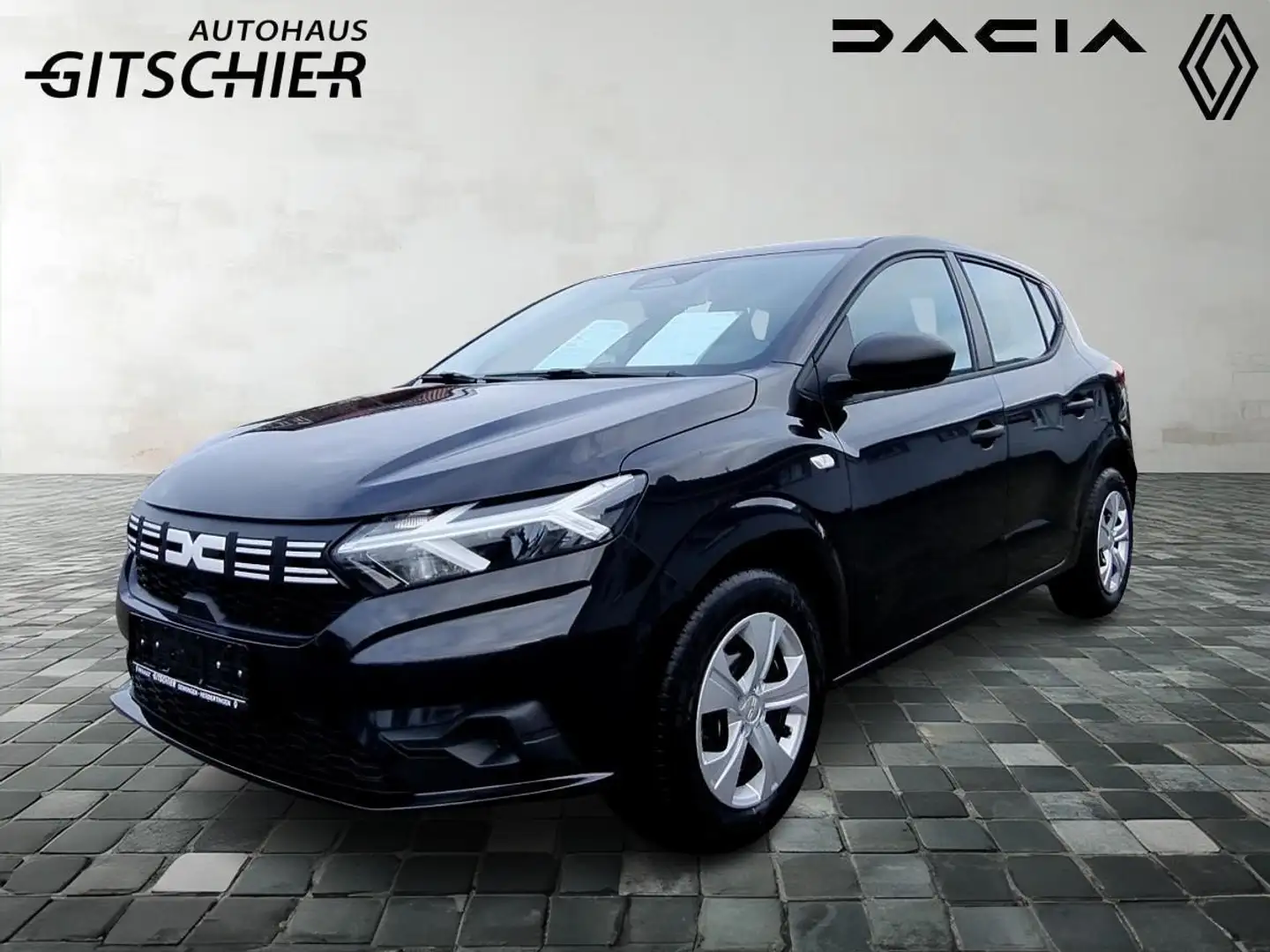 Dacia Sandero Essential SCe 65 Zwart - 1