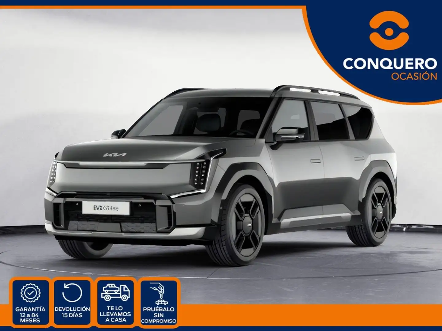 Kia EV9 GT-line AWD 7pl. 283kW Grijs - 1