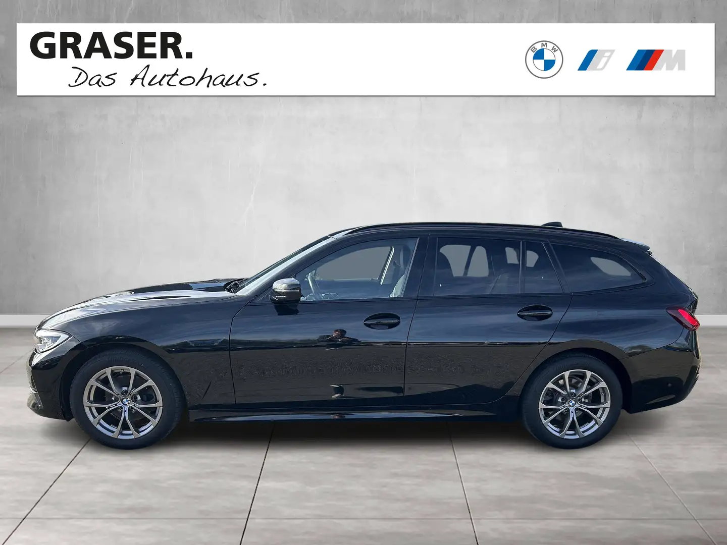 BMW 320 d xDrive Touring Sport Line DAB WLAN RFK PDC Negro - 2
