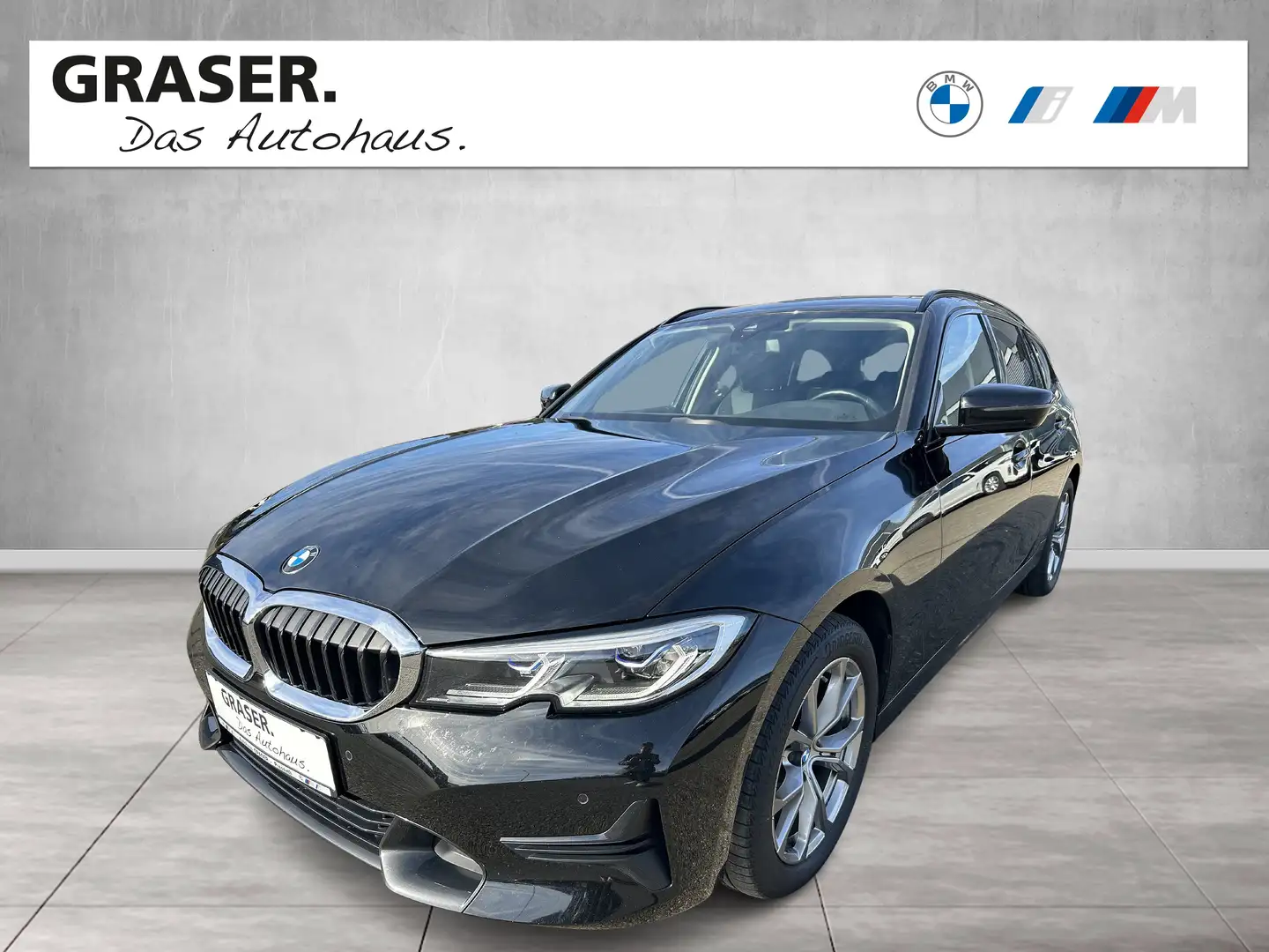 BMW 320 d xDrive Touring Sport Line DAB WLAN RFK PDC Negro - 1