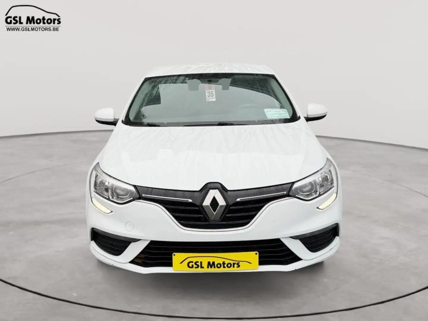 Renault Megane 1.2 100cv break blanc 04/18 49969km Airco Cruise Weiß - 2