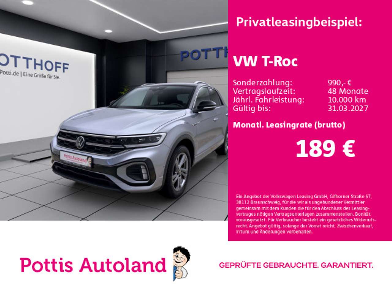 Volkswagen T-Roc 2022 — 2.0 TDI DSG R-LINE AHK NAVI KAMERA LED+