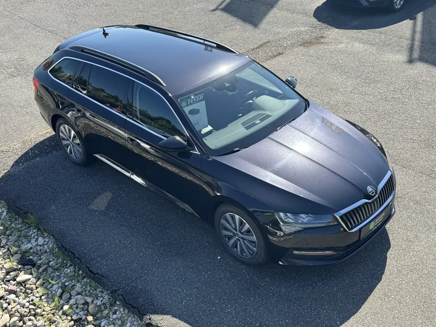 Skoda Superb Combi Ambition 2.0 TDI AHK LED ACC STHZ NAVI SHZ Noir - 1
