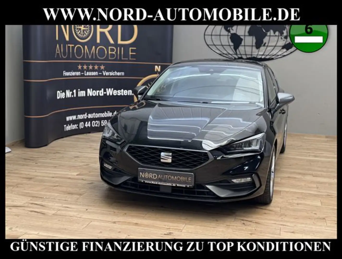 SEAT Leon FR-Line 2.0 TDI DSG Kamera/Navi/LED/17 FR Schwarz - 1