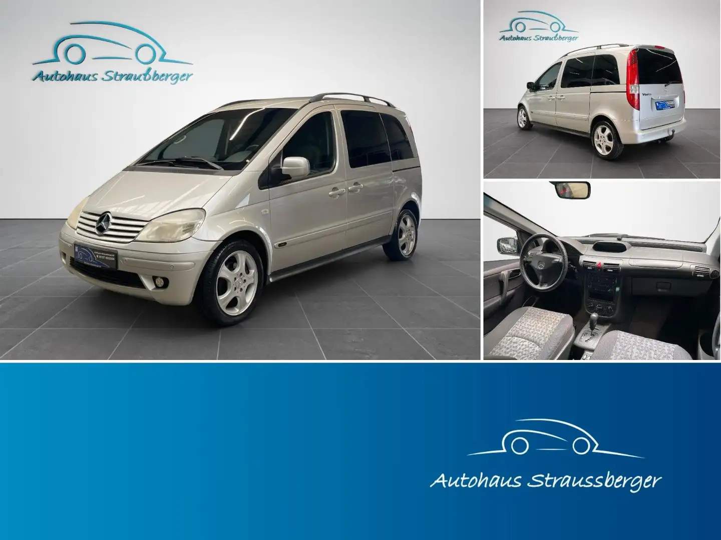 Mercedes-Benz Vaneo Compact Van 1.6 Silber - 1