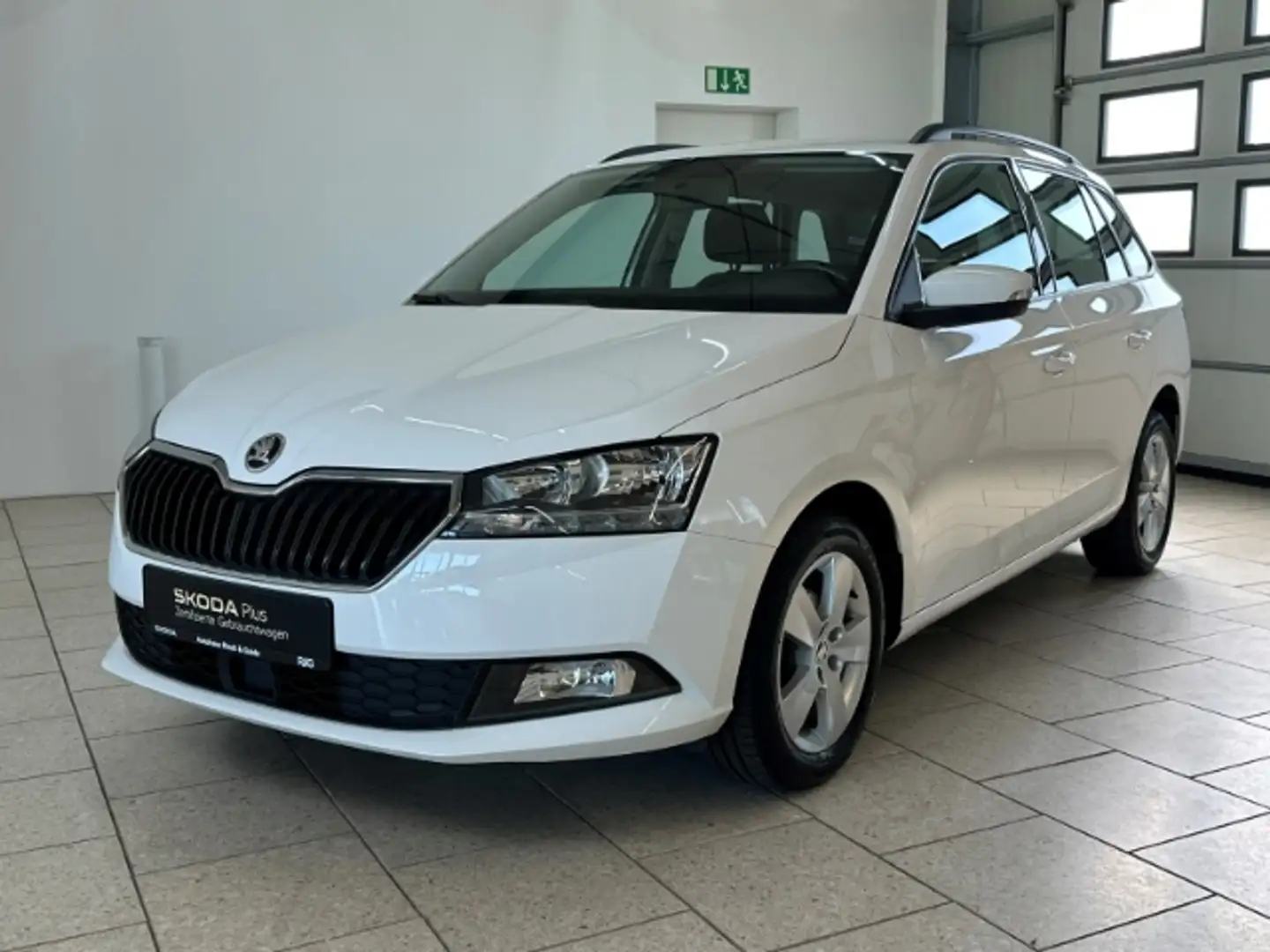 Skoda Fabia Combi Ambition 1.0 TSI Klima Freisprech Weiß - 2