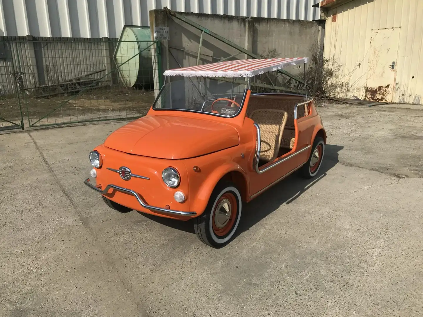 Fiat 500 F Jolly Arancione - 1