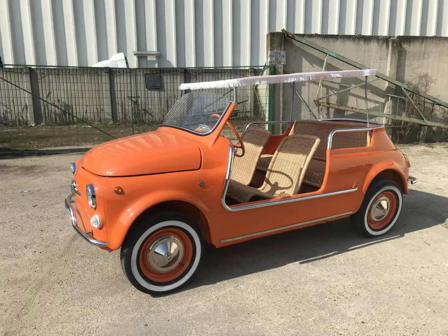 Fiat 500 F Jolly Arancione - 2