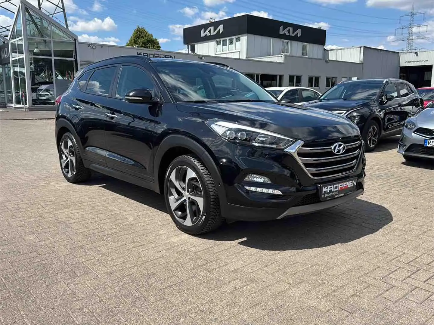 Hyundai TUCSON Premium 4WD DCT7 Leder Pan.-Dach AHK M+S-Allw. 1.H Nero - 2