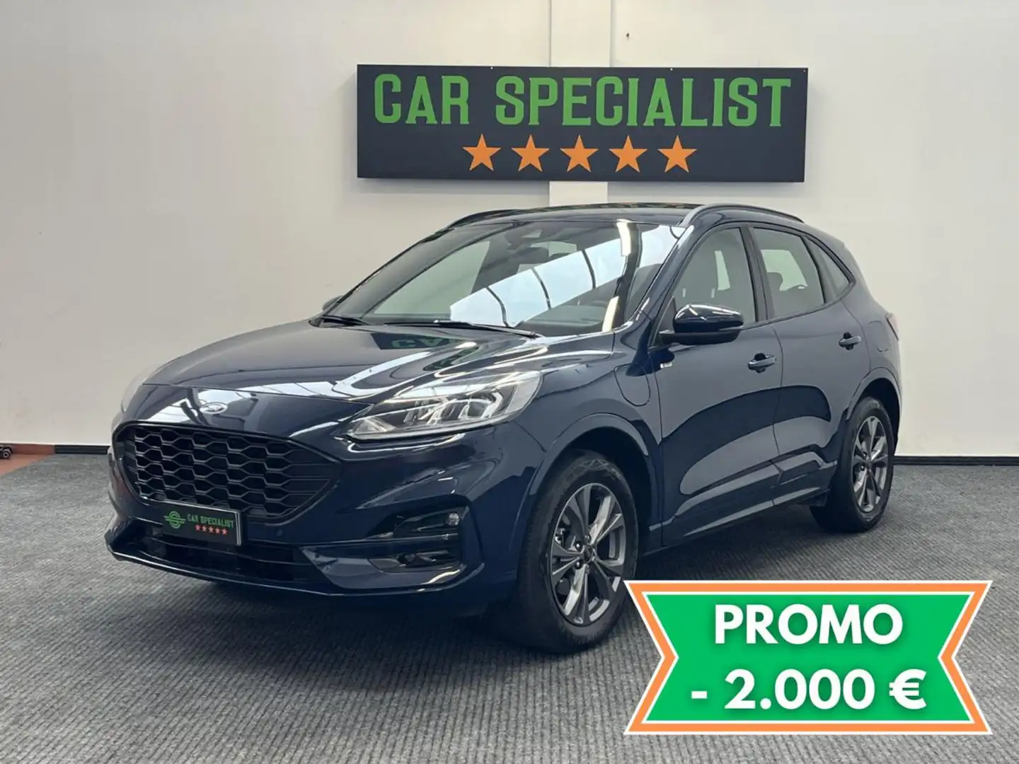 Ford Kuga 2.5 Plug In Hybrid ST-Line LED|RETROCAMERA|CARPLAY Blue - 1