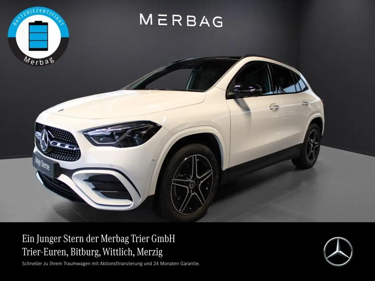 Mercedes-Benz GLA 250 e *AMG Night Pano Beam 360° DC+AC Weiß - 1