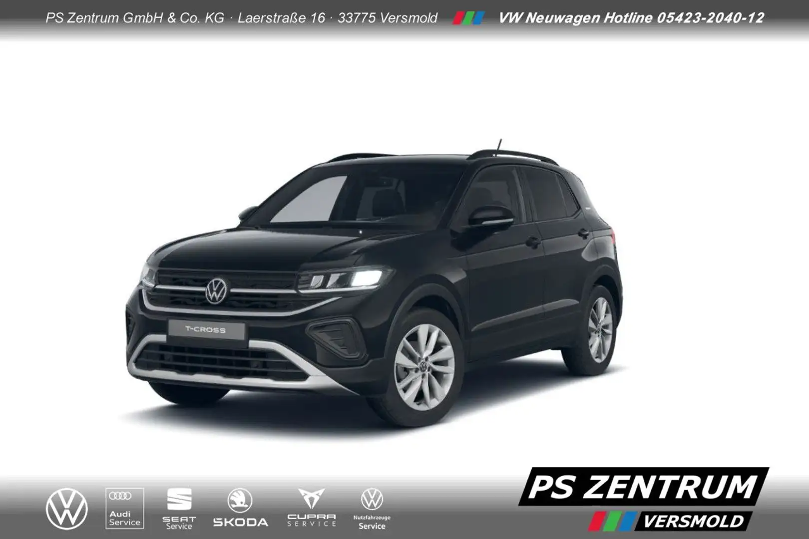 Volkswagen T-Cross Energy Navi AHK RFK GJR Bluetooth LED Schwarz - 1