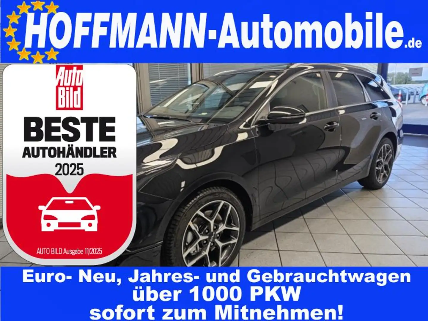 Kia Ceed SW / cee'd SW Climatr.,Navi,Kamera,Keyless Negru - 1