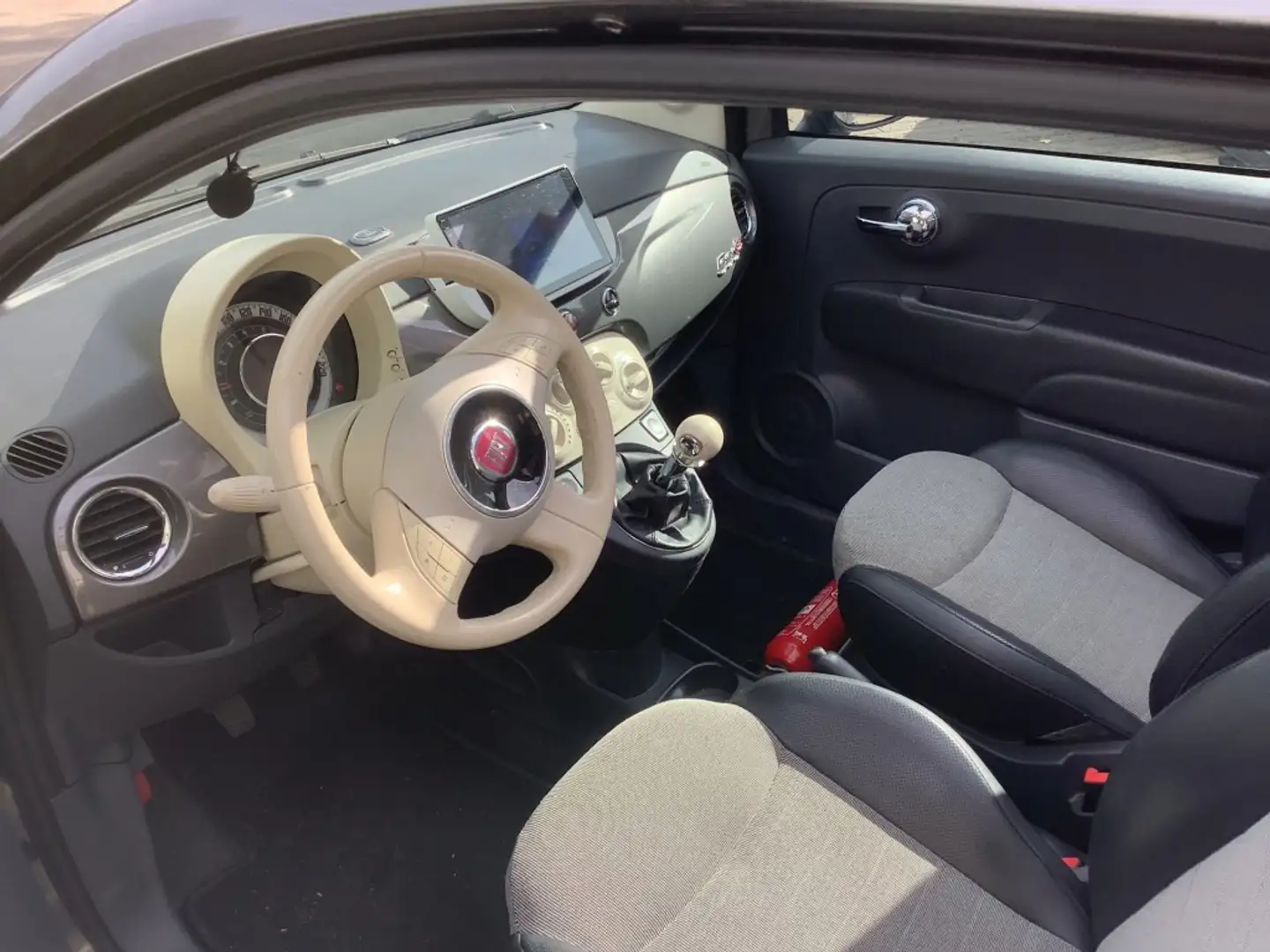 Fiat 500 Cabriolet twin air Grijs - 2