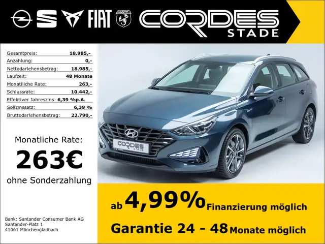 Hyundai i30 Mild-Hybrid 1.5 T-GDI Allwetter PDCv+h Apple CarPl