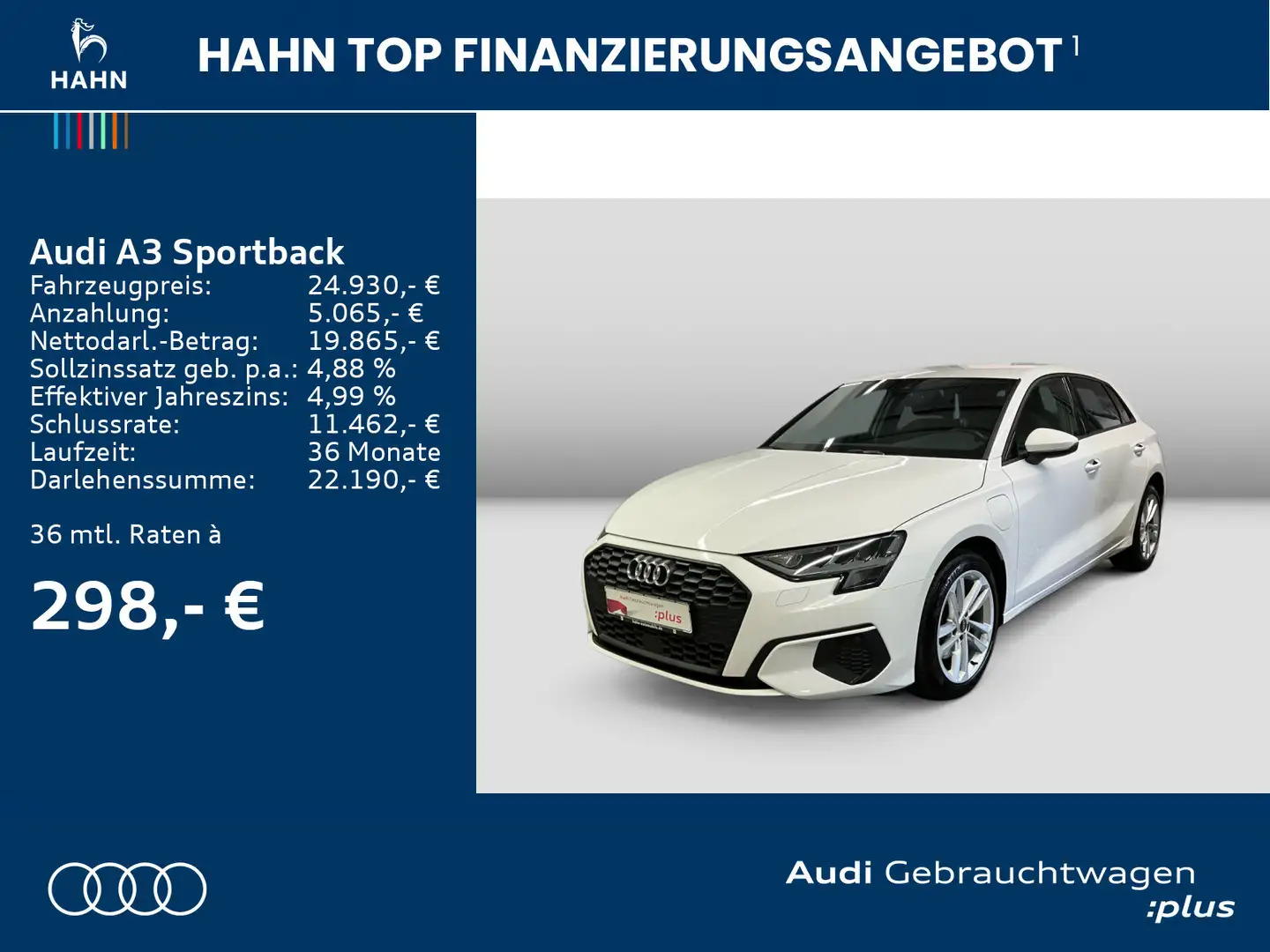 Audi A3 40 TFSIe Virtual CAM Busin Carplay Weiß - 2
