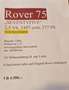 Rover 75 2,5 KV6 A2-Paket Rot - thumbnail 10