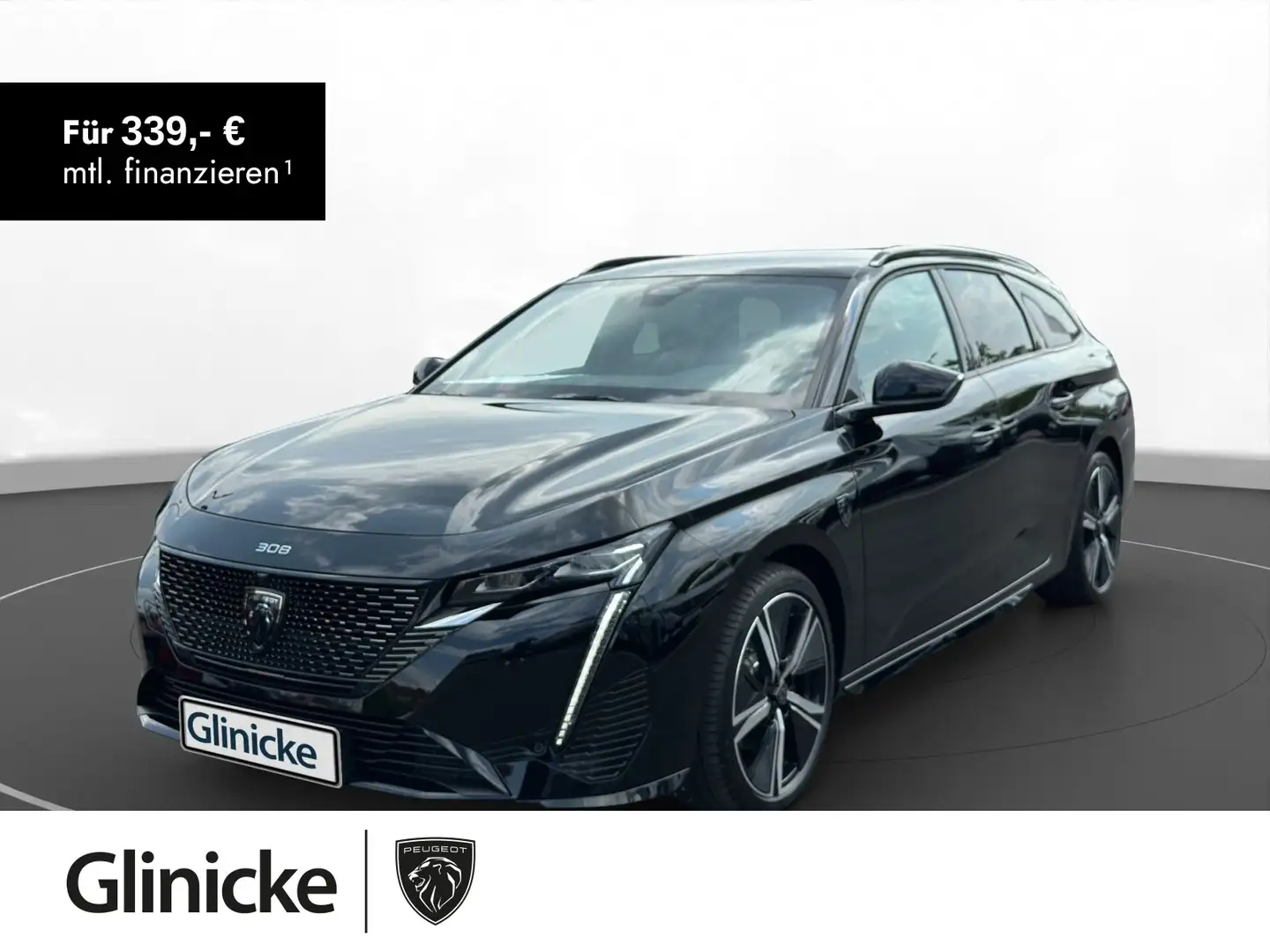 Peugeot 308 SW GT MHEV 145 e-DSC6 Schwarz - 1