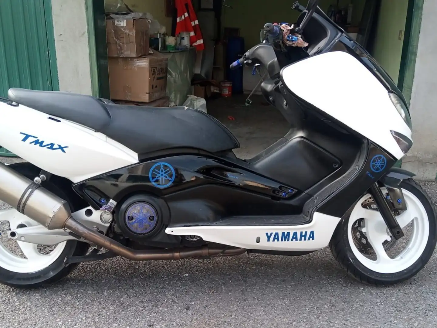 Yamaha TMAX 500 T max 500 a carburatori Biały - 2