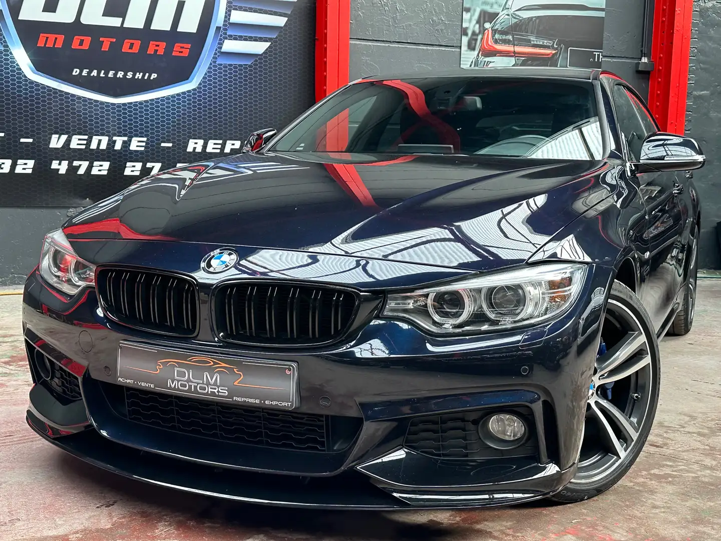 BMW 418 dA* Black edition *Pack M* Modrá - 1