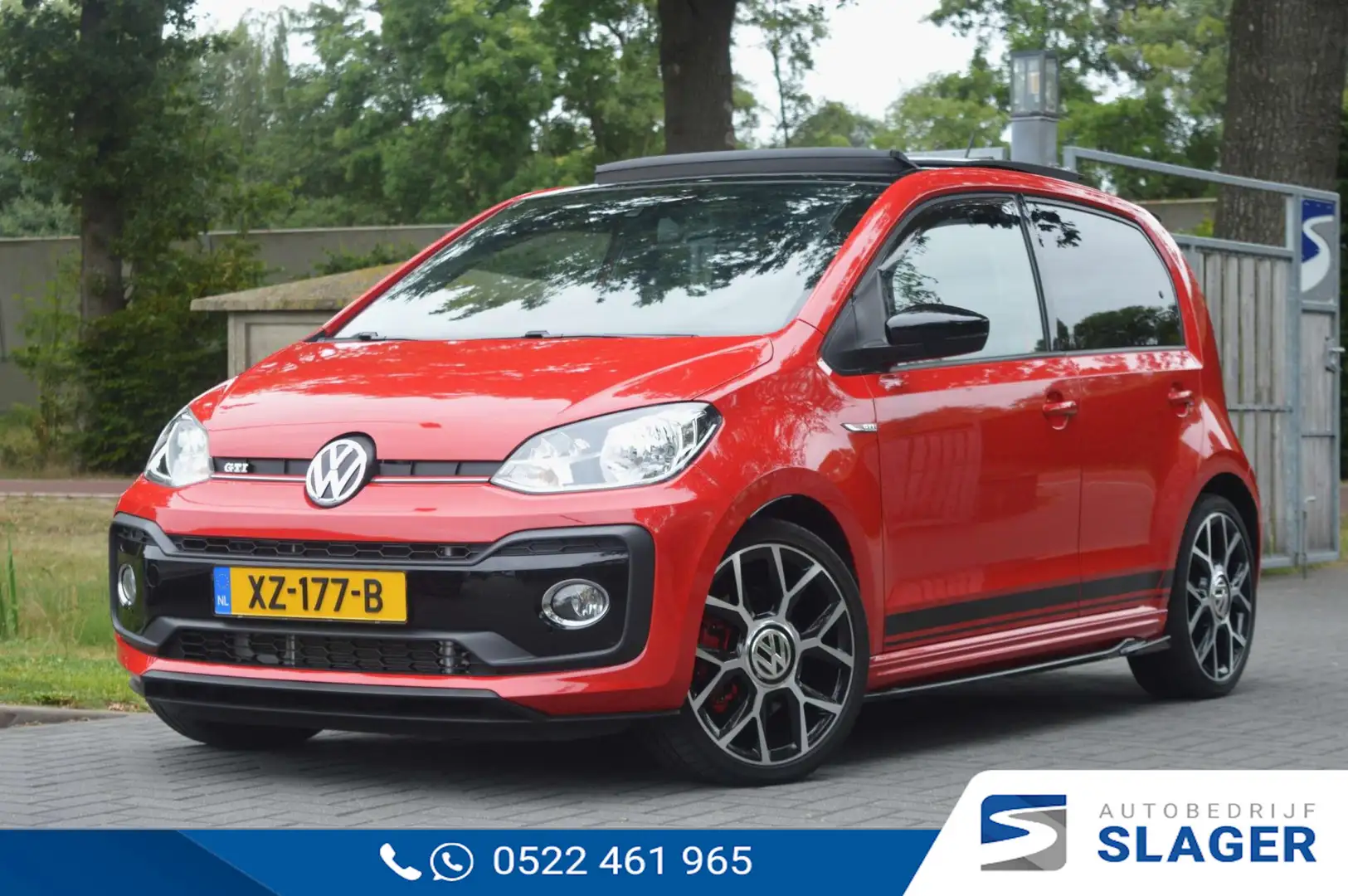 Volkswagen up! 1.0 TSI GTI - Pano|Milltek|Camera|Org. NL Rood - 1