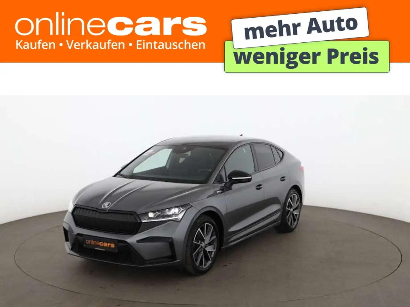Skoda Enyaq Coupé 80 Sportline 82kWh Aut MATRIX SKY NAV Grau - 1