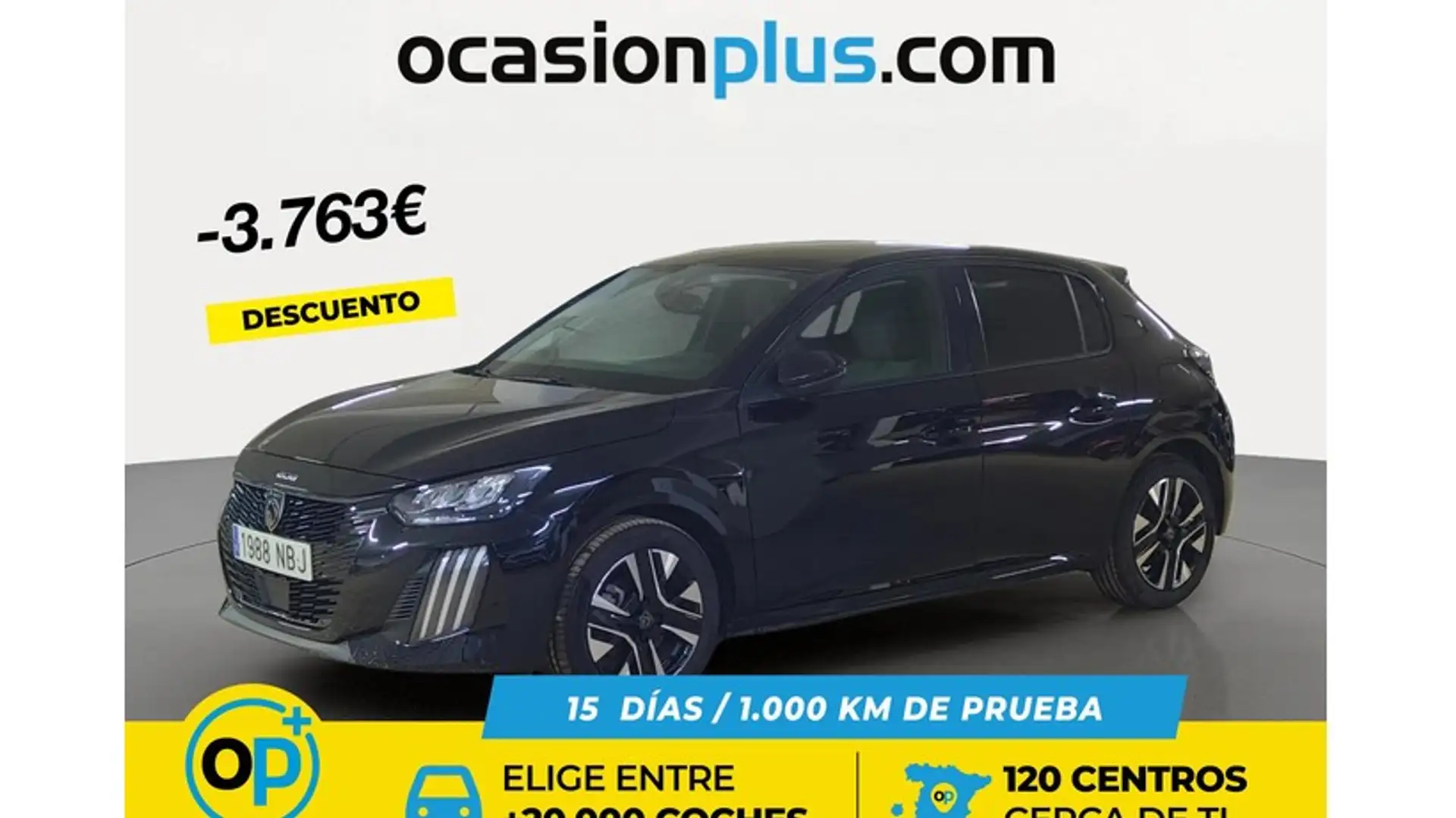 Peugeot 208 1.2 Puretech S&S Allure 100 Schwarz - 1