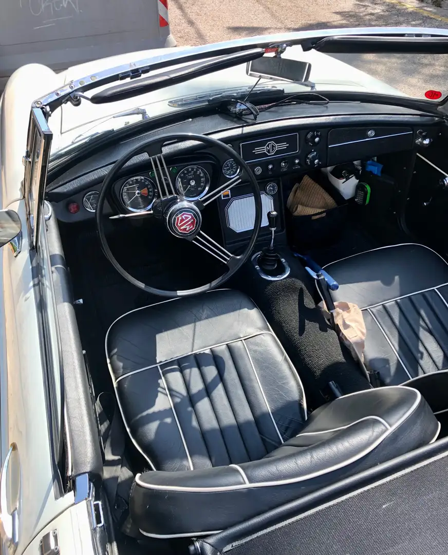 MG MGB MK1,Pull Handle Blanco - 2