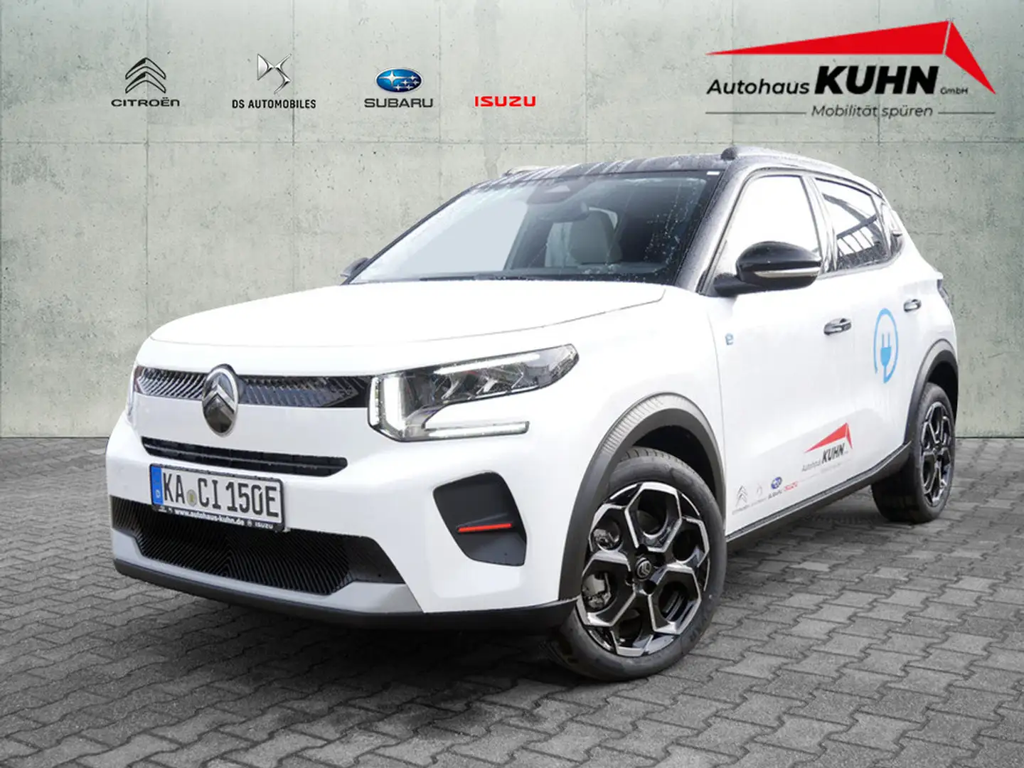 Citroen C3 e- Elektro 113 Max PDC KAMERA NAVI LED Weiß - 1