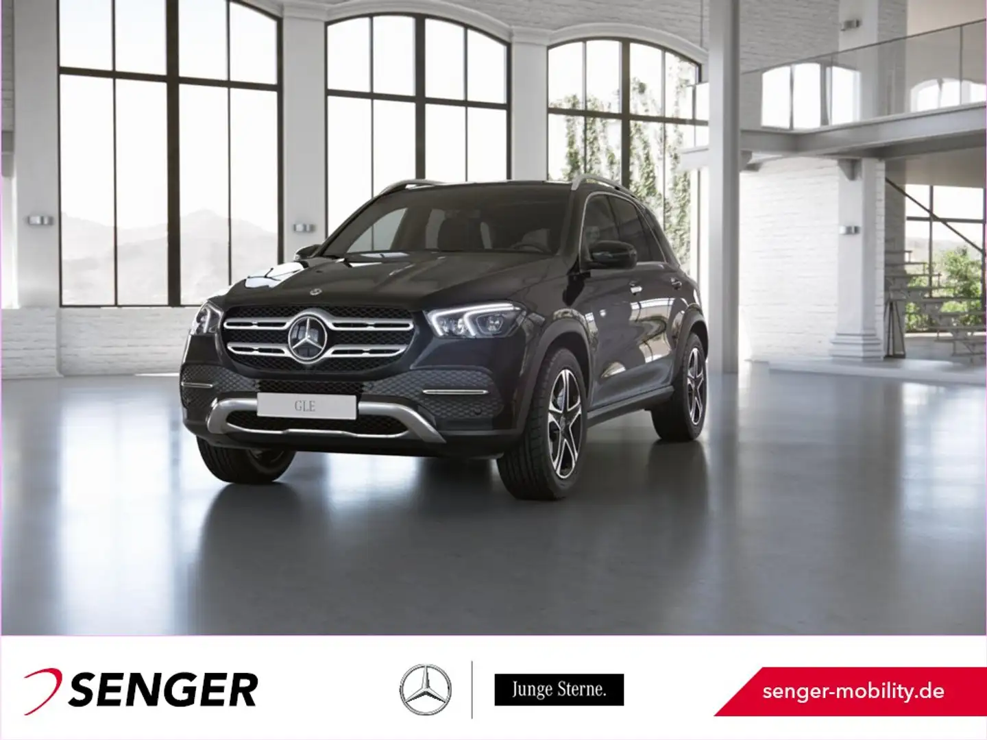 Mercedes-Benz GLE 450 4M Airmatic Burmester Panorama Standhzg. Negro - 1