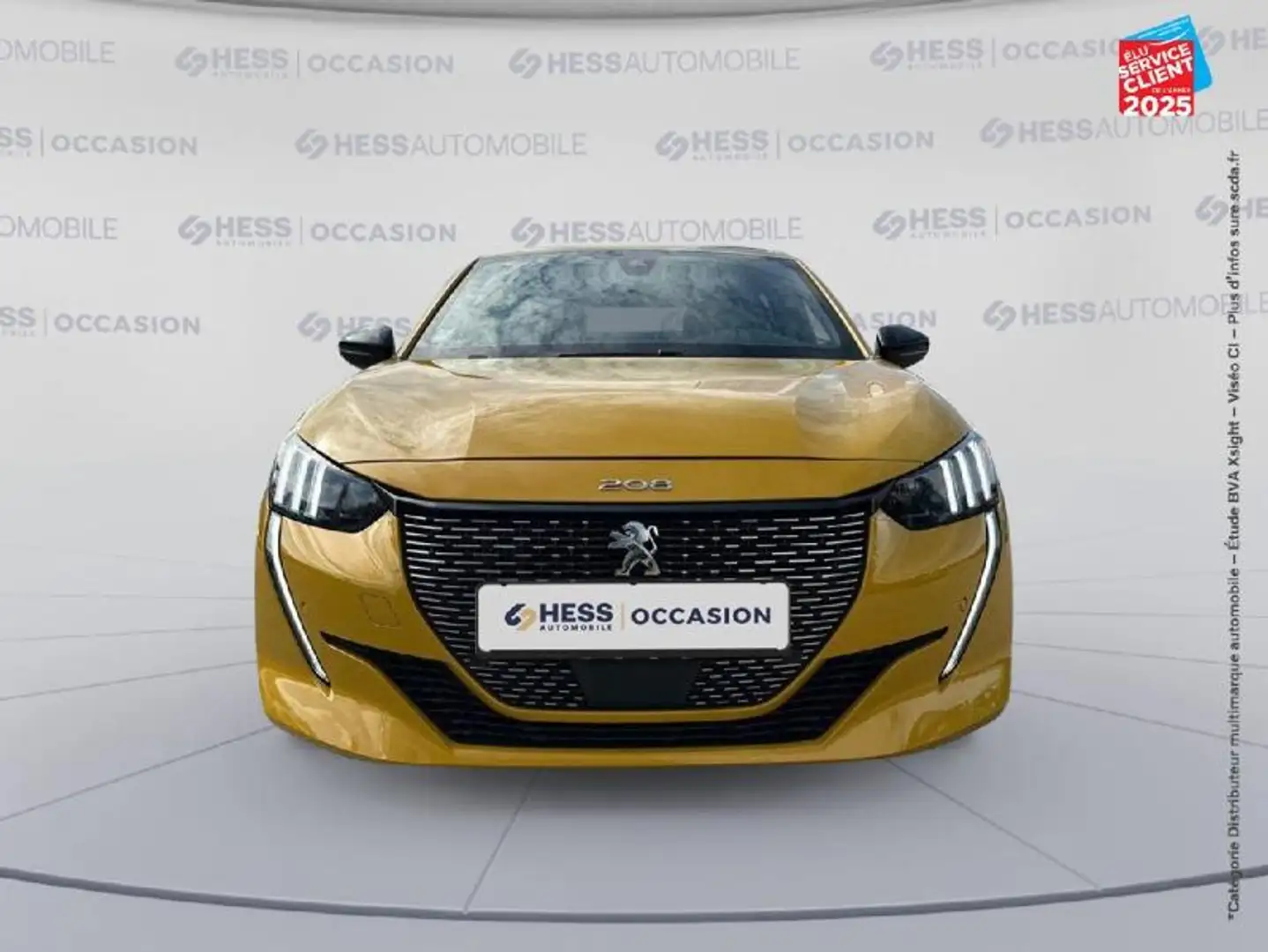 Peugeot 208 1.2 PureTech 100ch S\u0026S GT 118g Jaune - 2