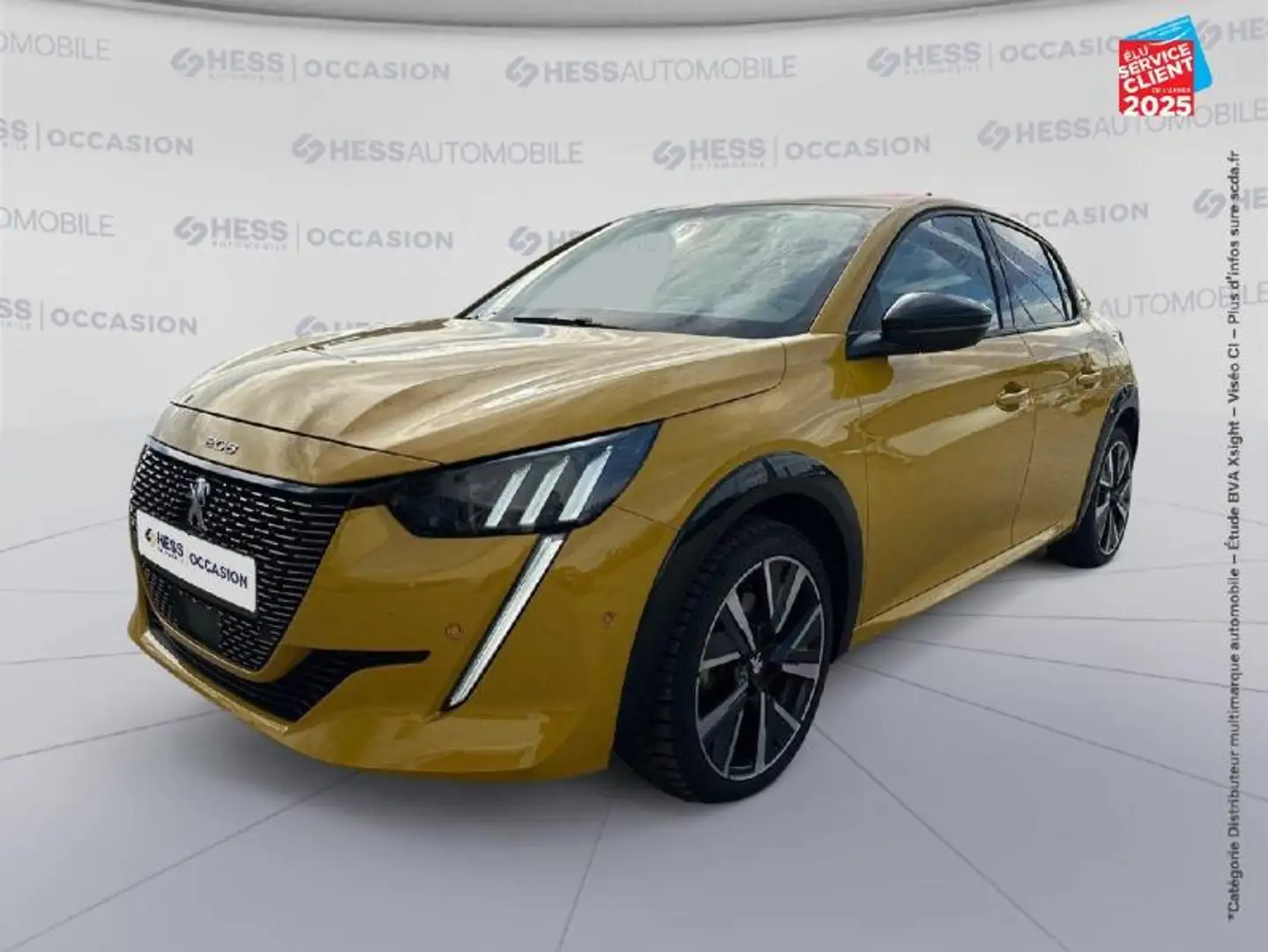 Peugeot 208 1.2 PureTech 100ch S\u0026S GT 118g Jaune - 1