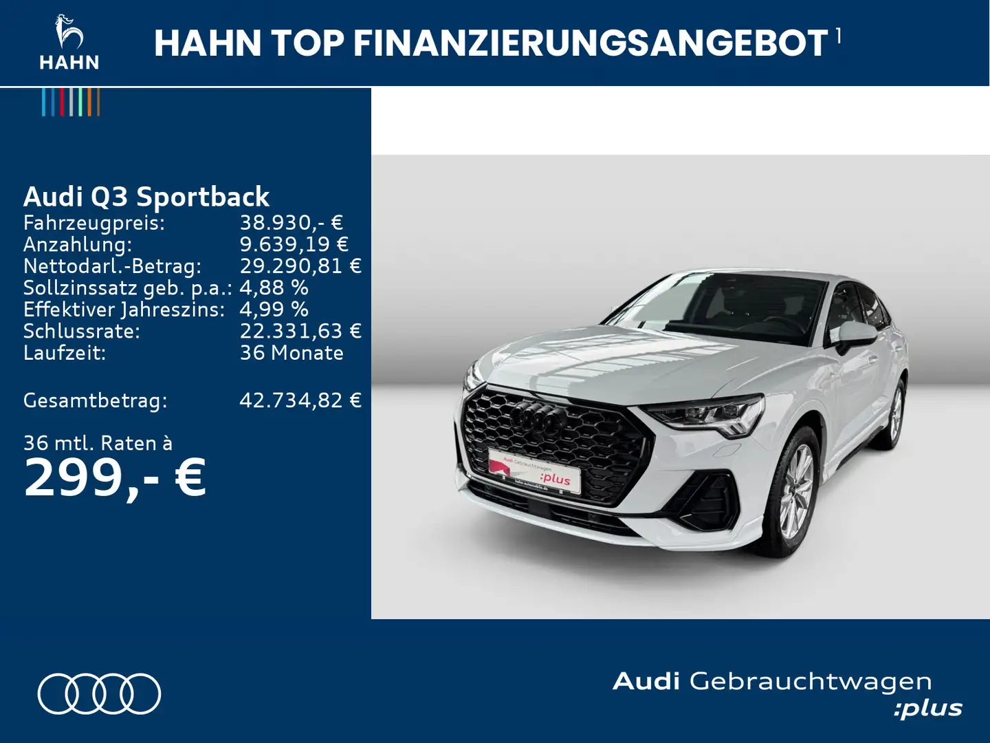 Audi Q3 35 TFSI S-tronic S line Matrtix AHK Weiß - 2