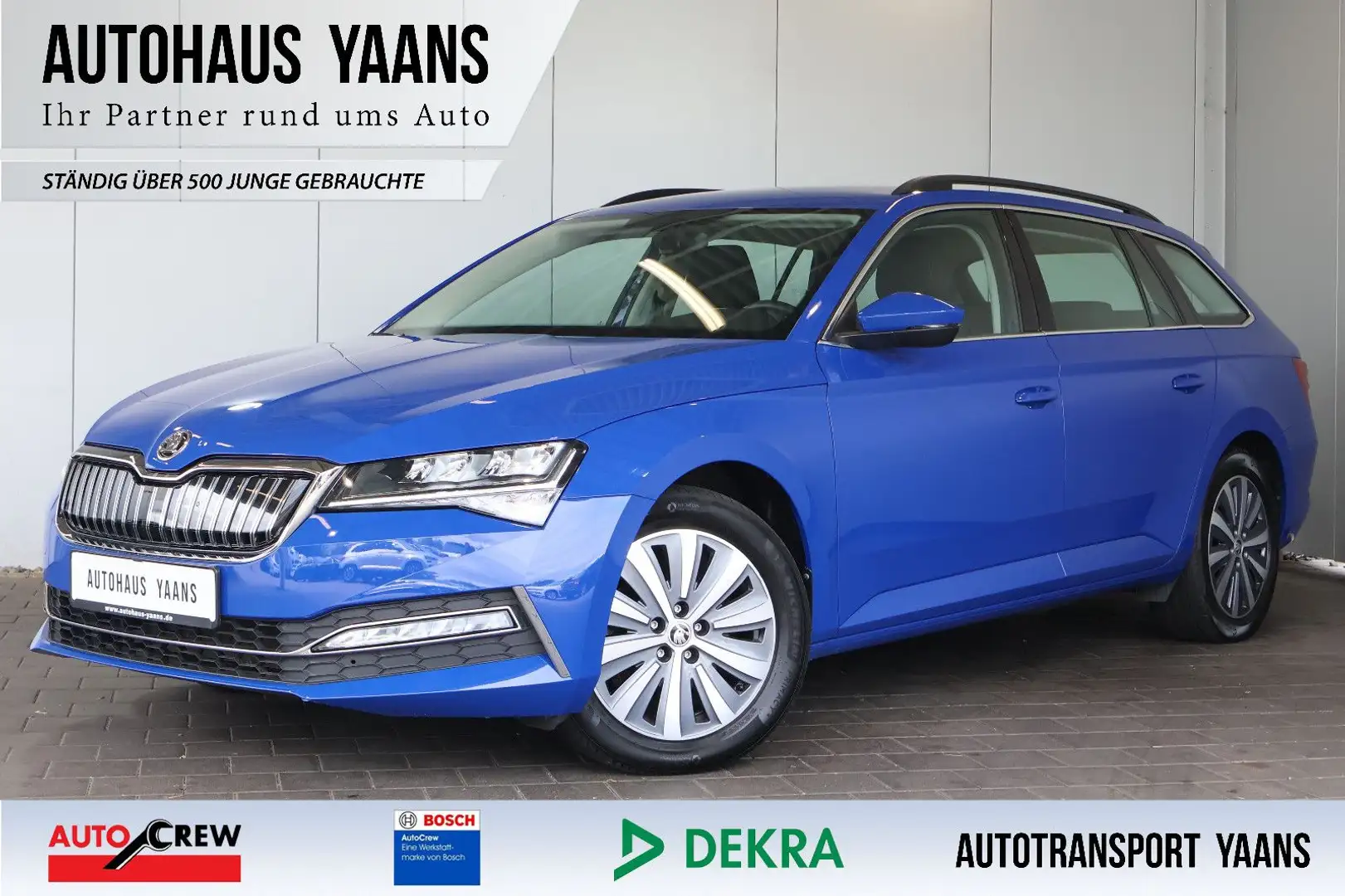 Skoda Superb Ambition 1.4 TSI iV AID+STDHZG+LED+AHK Blau - 1