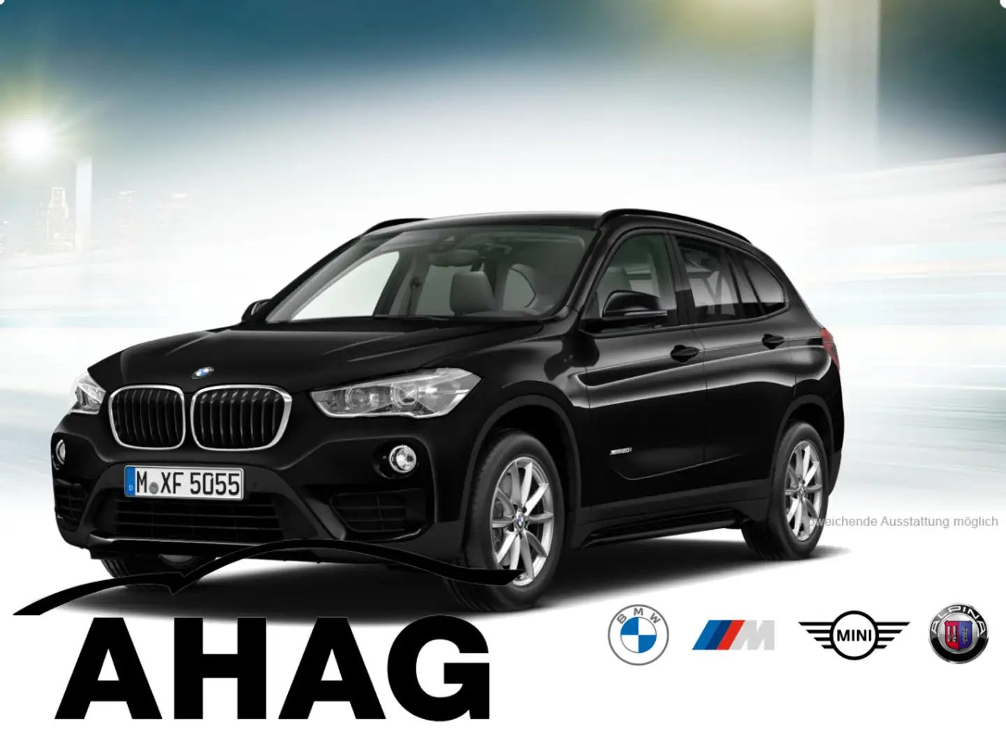 BMW X1 xDrive20i A Sport Line Aut. EDC Klimaaut. PDC Schwarz - 2