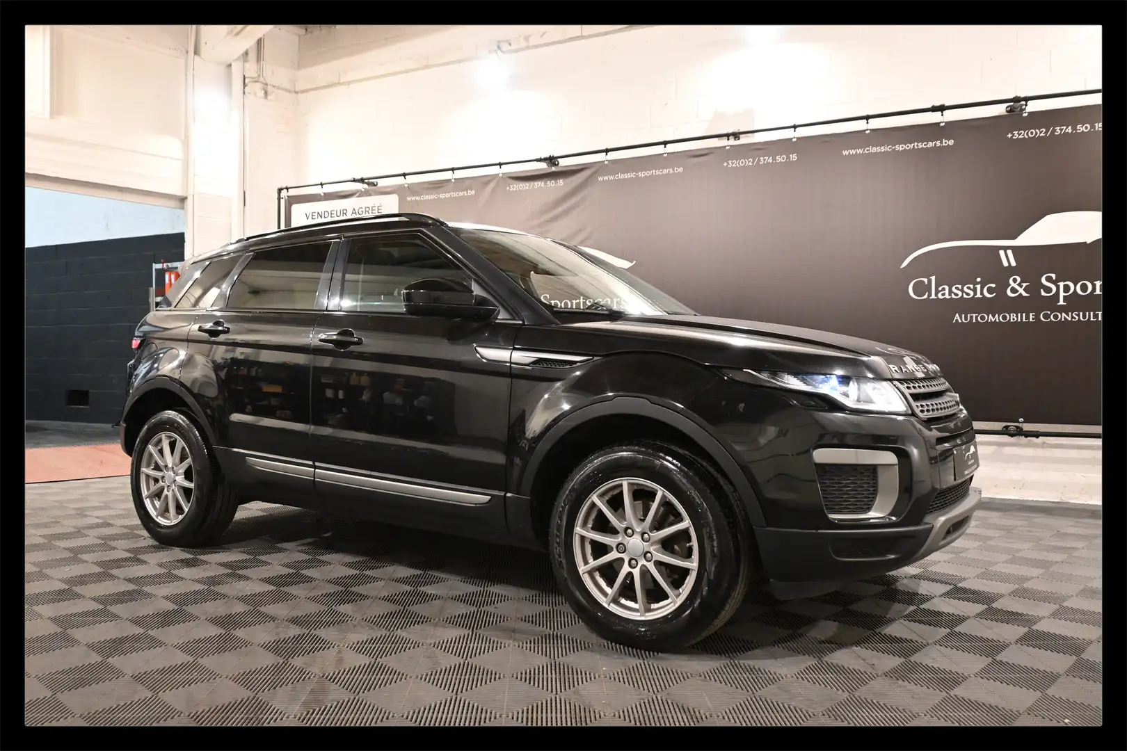 Land Rover Range Rover Evoque 2.0 TD4 4WD EURO 6b / GPS NAVI / TOIT PANO ! Nero - 1