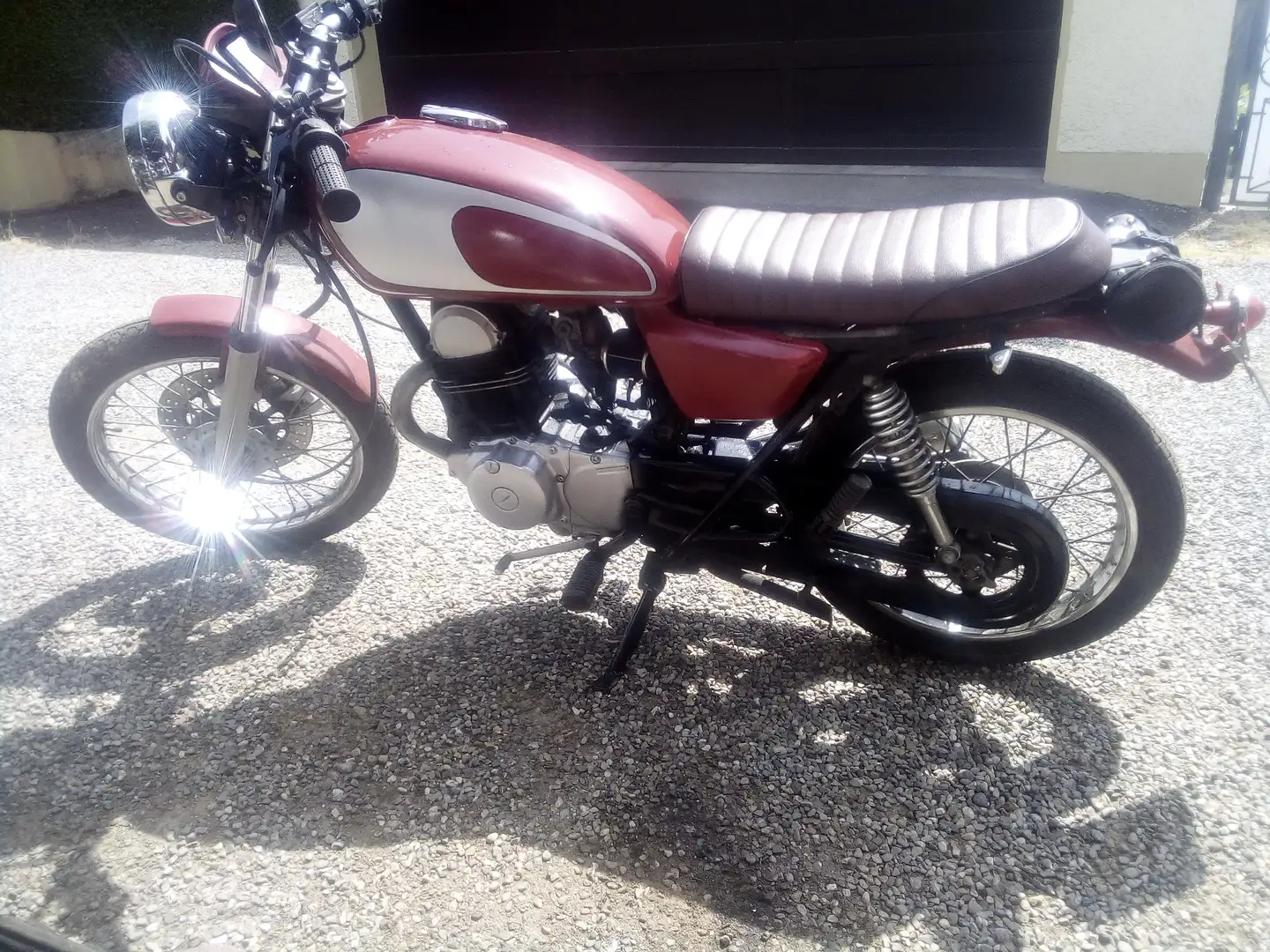 Yamaha SR 125 Bobberumbau Red - 2