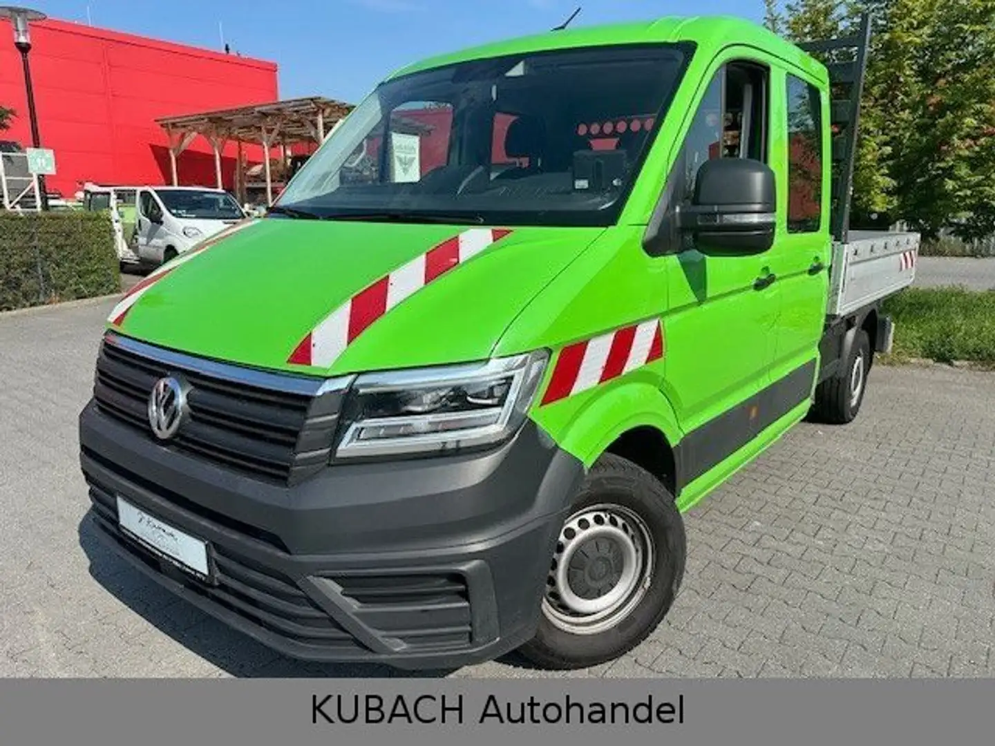 Volkswagen Crafter Pritsche 35 DOKA mittellang RWD AHK KLIMA KAMERA Grün - 1