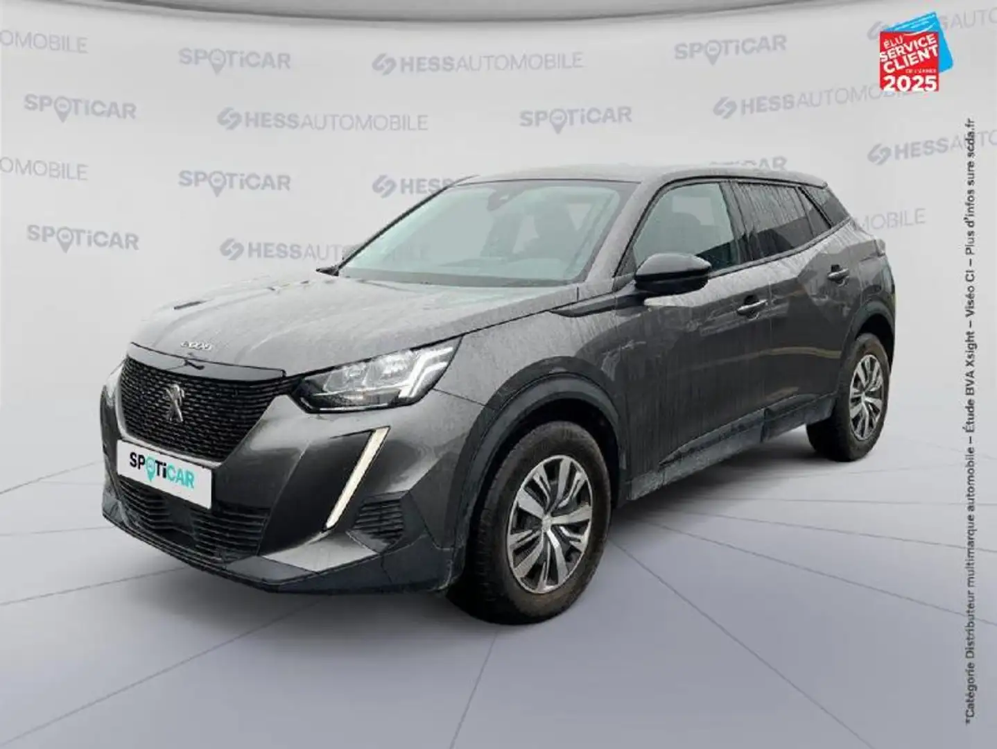 Peugeot 2008 1.2 PureTech 130ch S/S Active GPS Radar AR Gris - 1