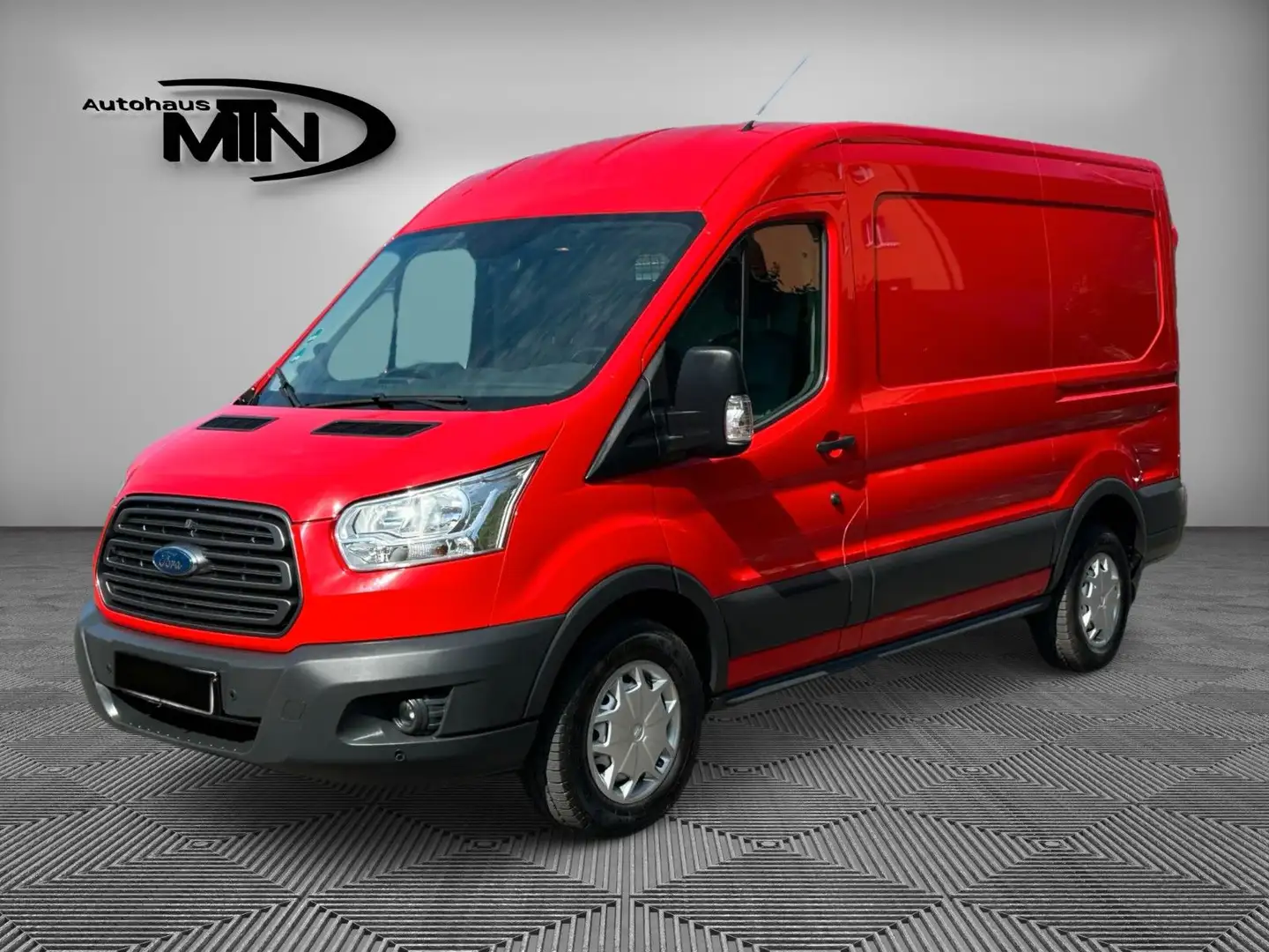 Ford Transit Kasten H2+L2 3.Stz Klima PDC AHK 1.HAND Rot - 1